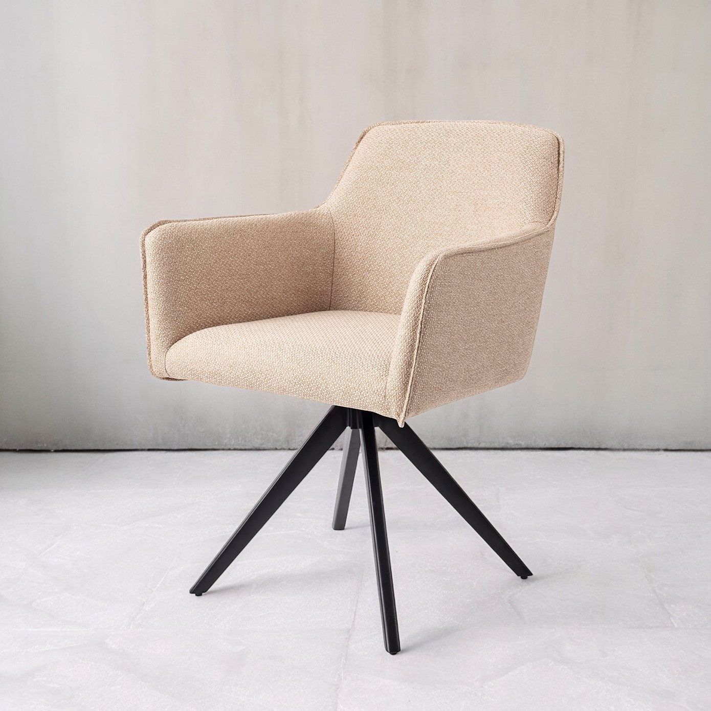 Jesper Home Esszimmerstuhl Hofu Wild-Walnut Turn Schwarz