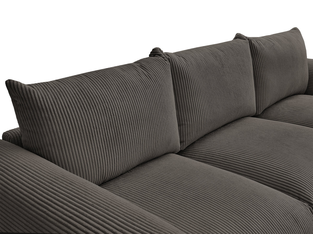 Bobochic Ernest Sofa 3-Sitzer 266 × 106 cm Cordsamt Taupe
