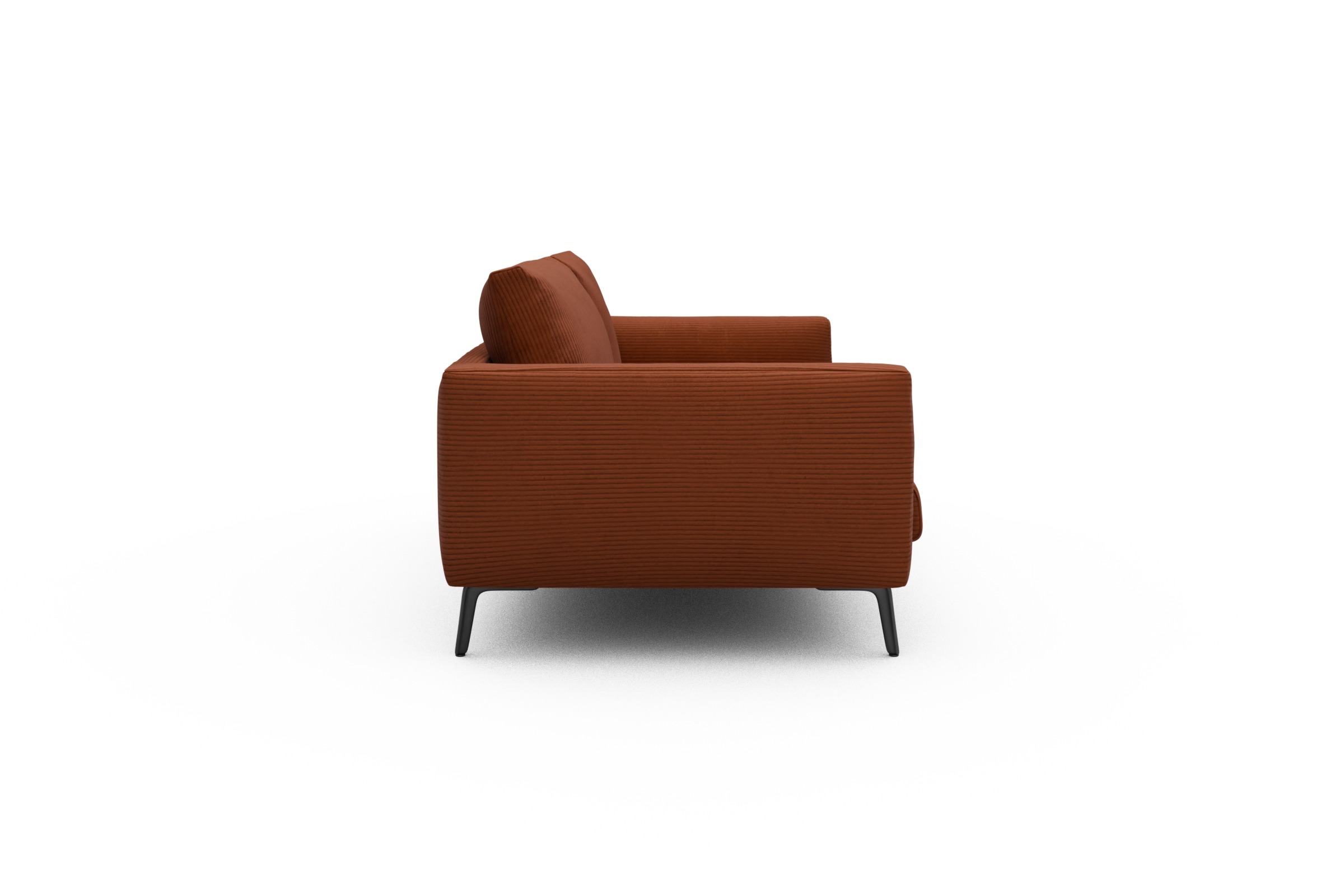 Sofa Karl 2-5-Sitzer Corduroy-Burnt-Orange