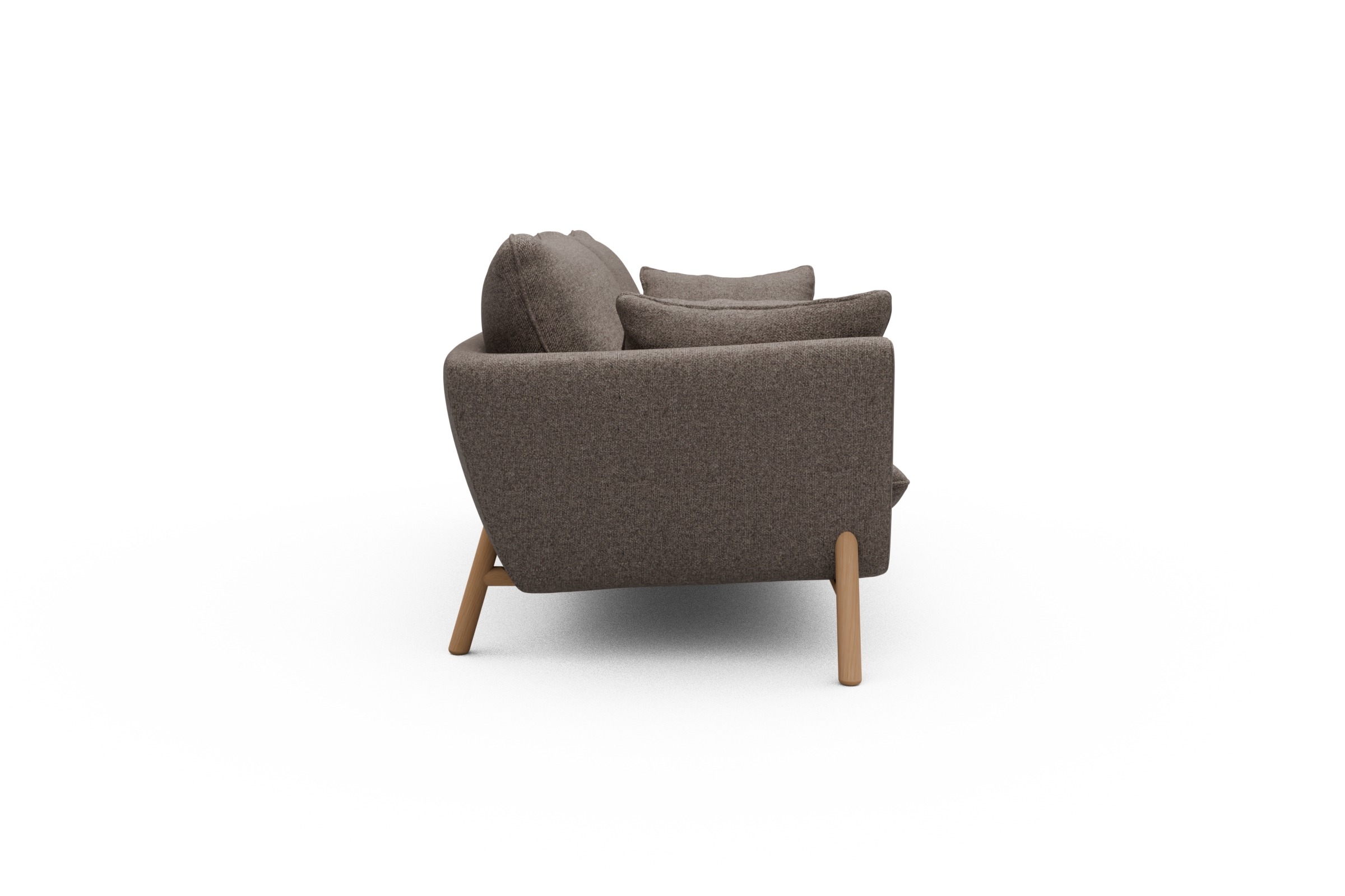 Sofa Emil 3-Sitzer Beinfarbe Eiche Natur Sama-Stone