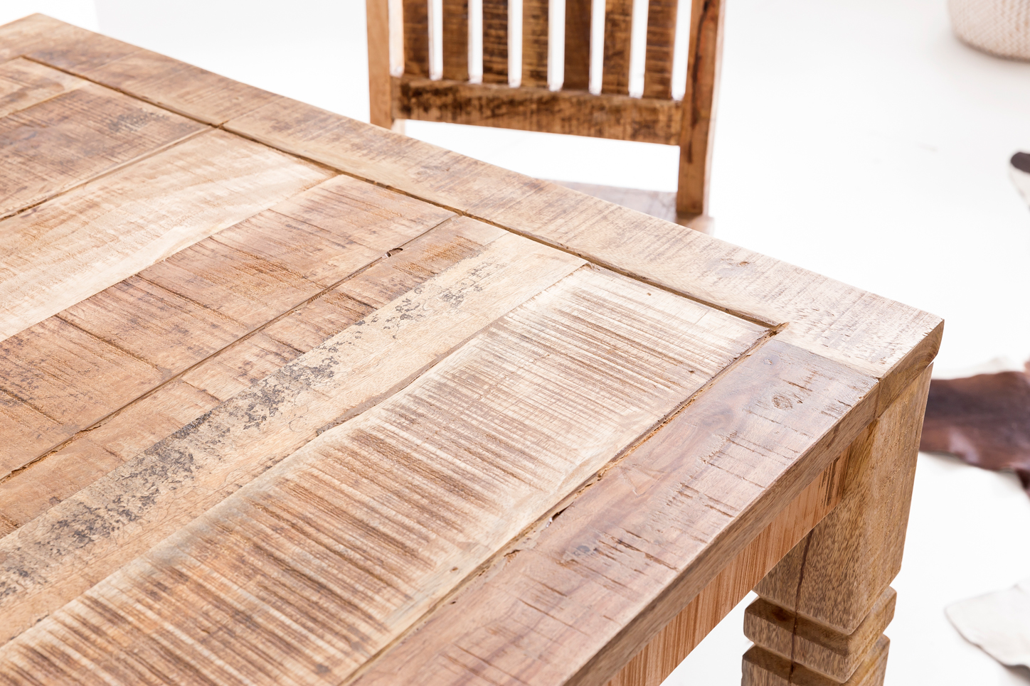 Esstisch Marstal Mango Massivholz Braun 120 × 70 × 76 cm