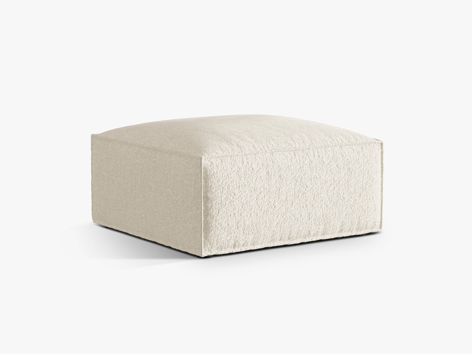 Micadoni Hocker Nuria 1-Sitzer Boucle Elfenbein