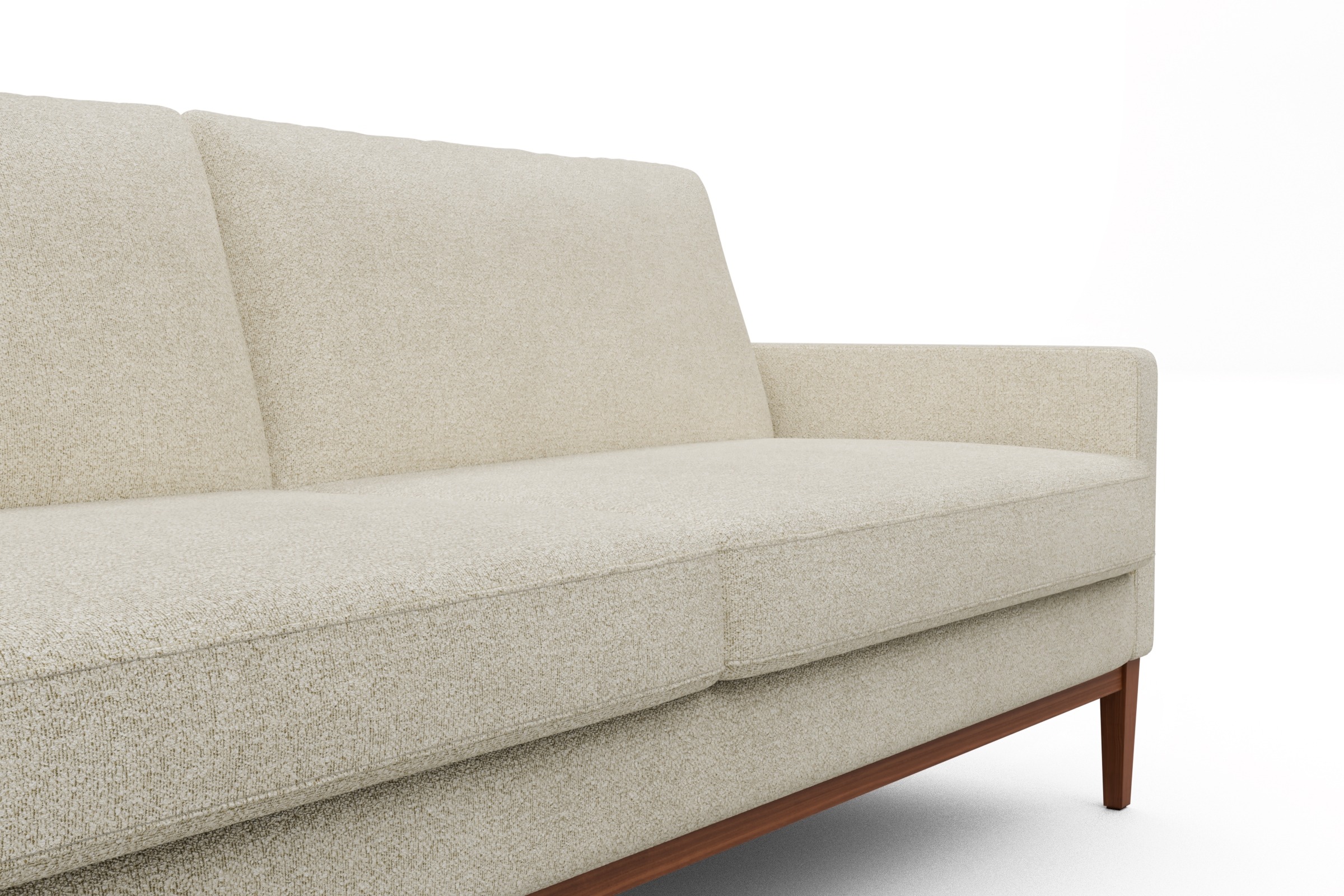 Sofa Bodo 2-Sitzer Boucle-Off-White