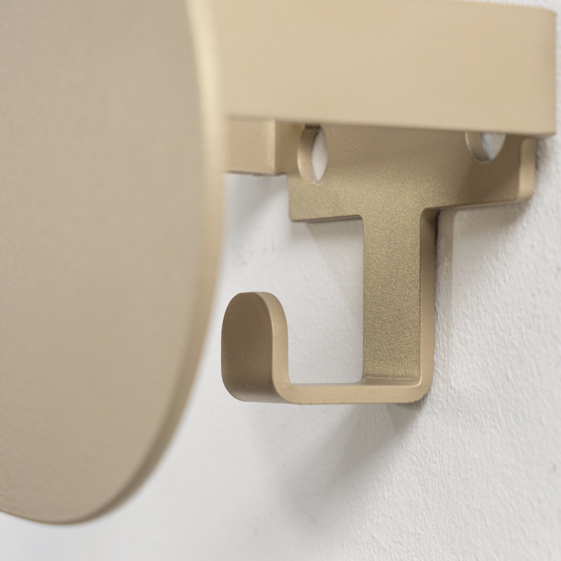 Spinder Design Wandhaken Mani Champagne