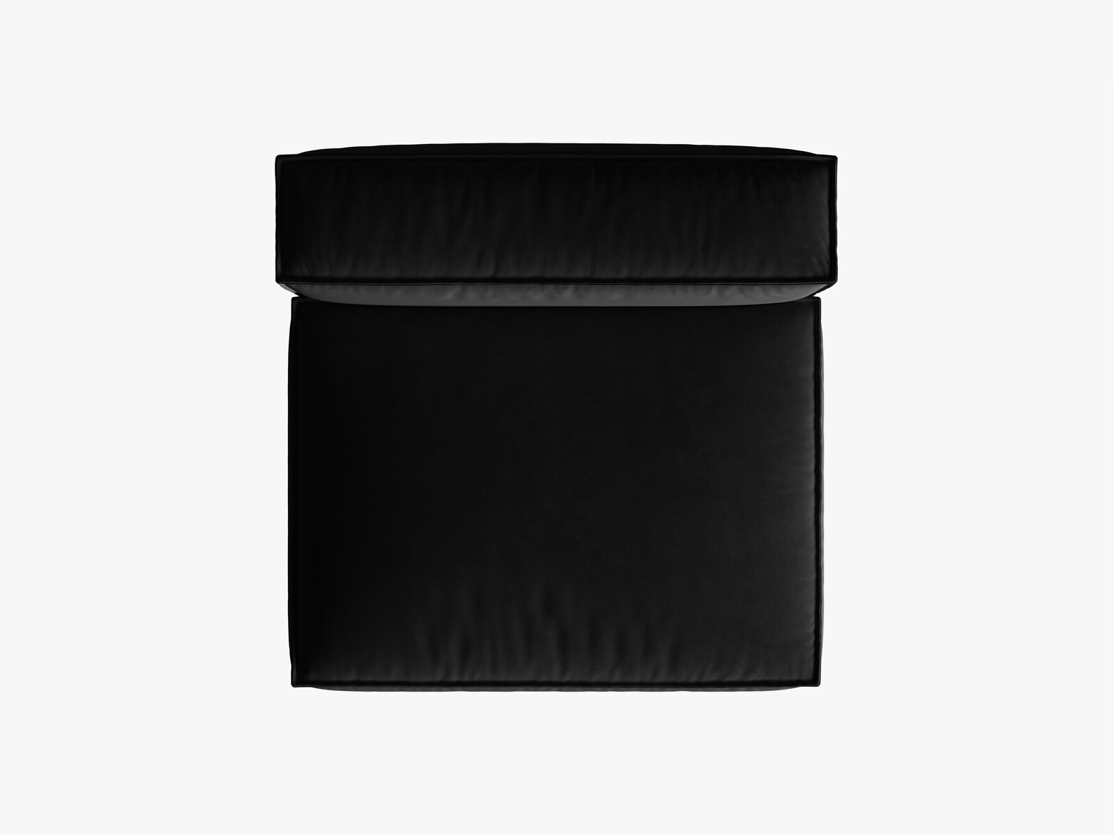 Micadoni Modul Nuria 2-Sitzer Samt Paris Schwarz