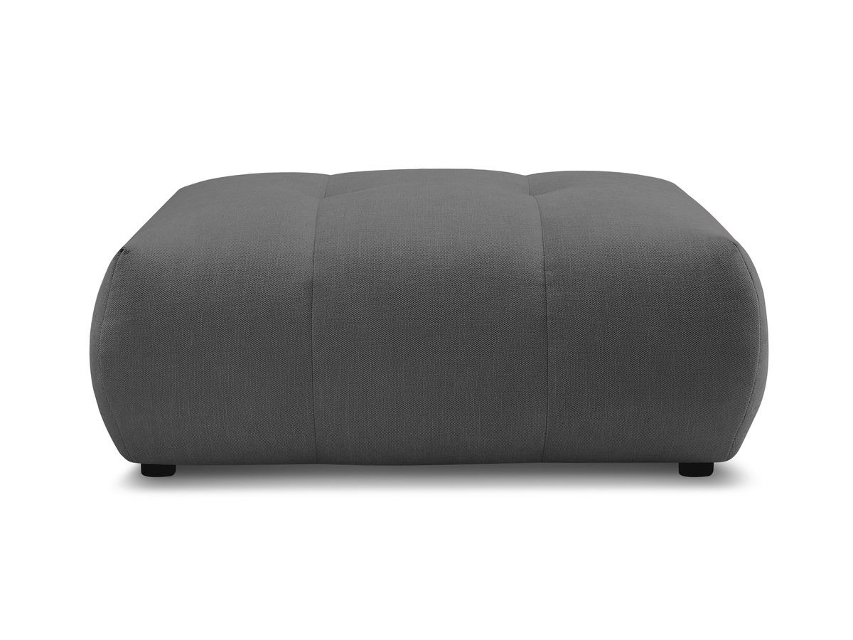 Bobochic Fuji Pouf Stoff Dunkelgrau
