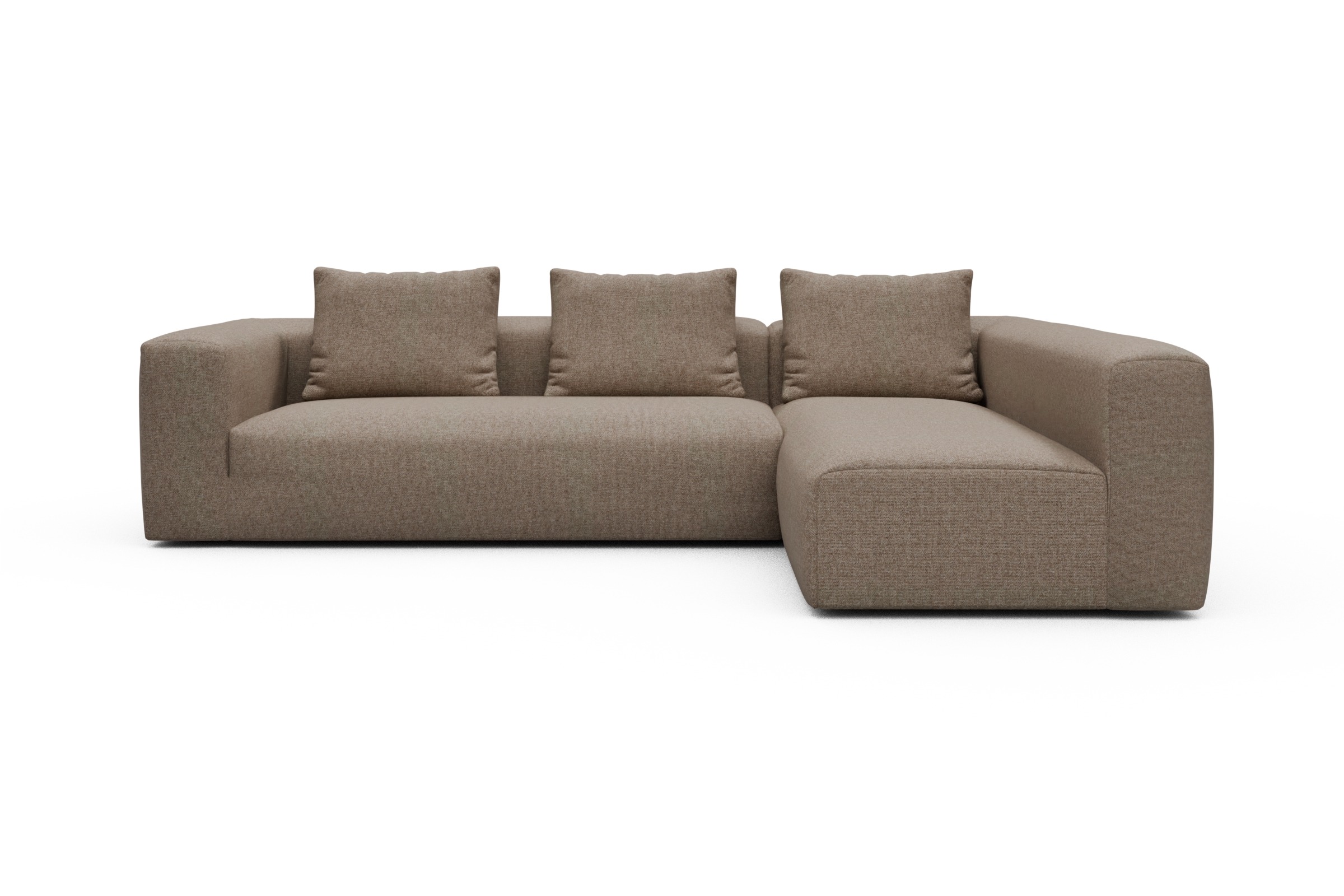 Skandi Home Ecksofa Fred 2x 2,5-Sitzer rechts offen Sama-Antelope moebelfaktor