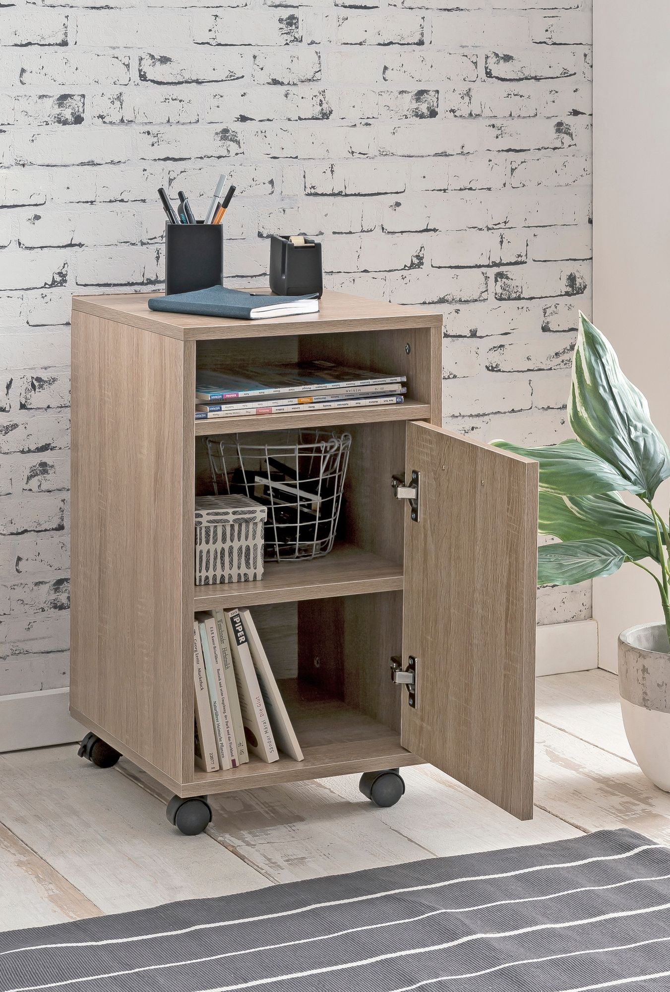 Rollcontainer Lohals Braun 33 × 38 × 60 cm