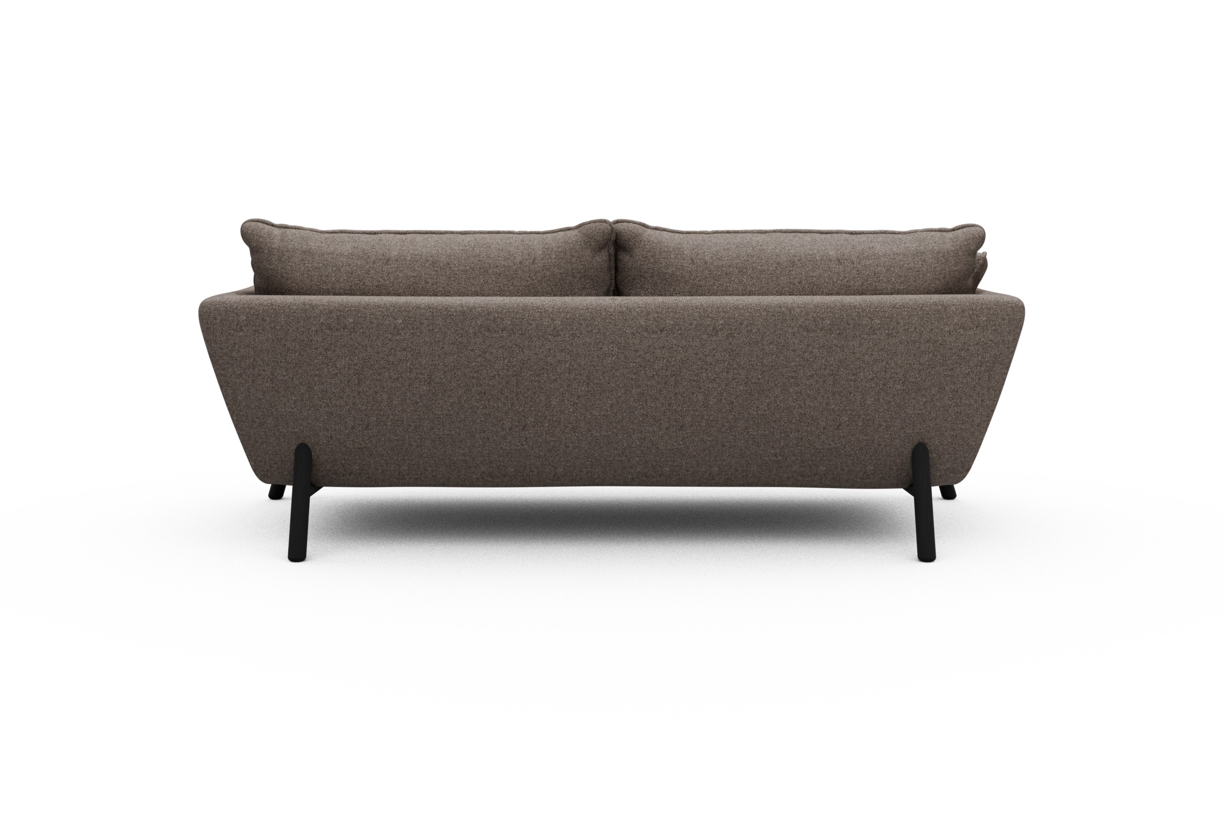 Sofa Emil PREMIUM 3-Sitzer Beinfarbe Eiche Schwarz Sama-Stone