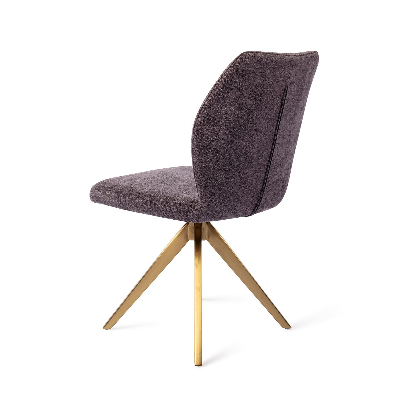 Jesper Home Esszimmerstuhl Ikata Almost-Black Turn Gold