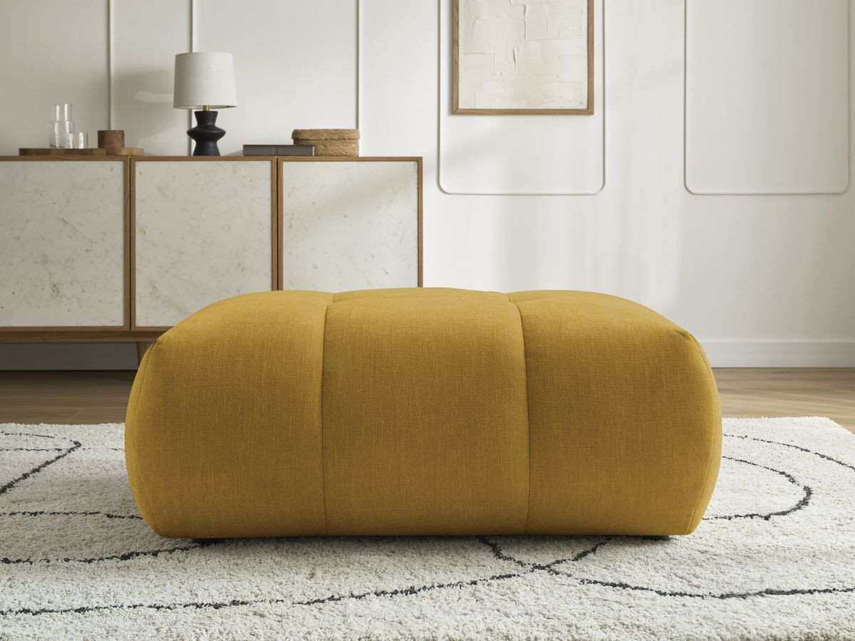 Bobochic Fuji Pouf Stoff Gelb