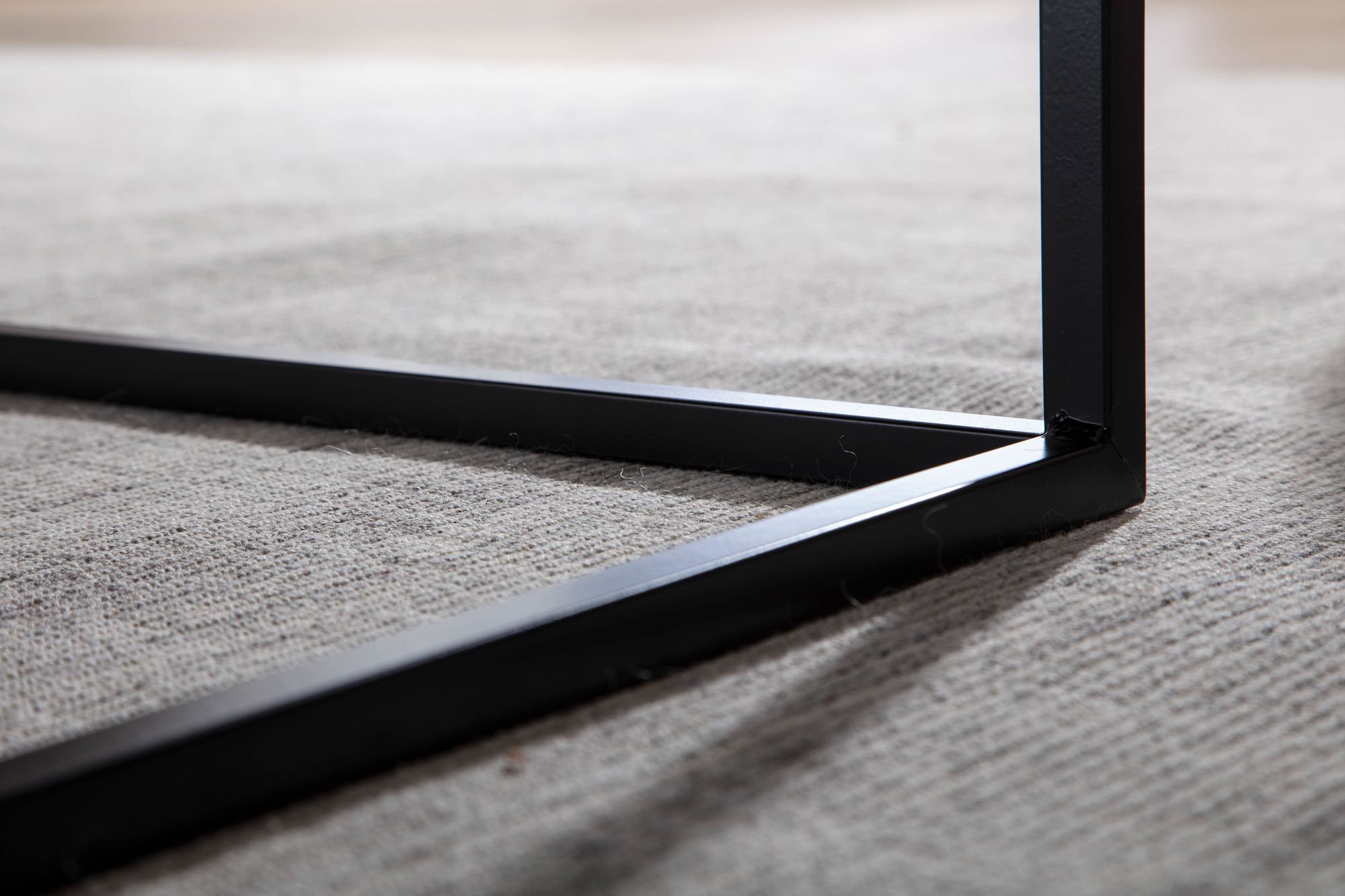 Couchtisch Storhofdi Metall Schwarz 60 × 60 × 40 cm