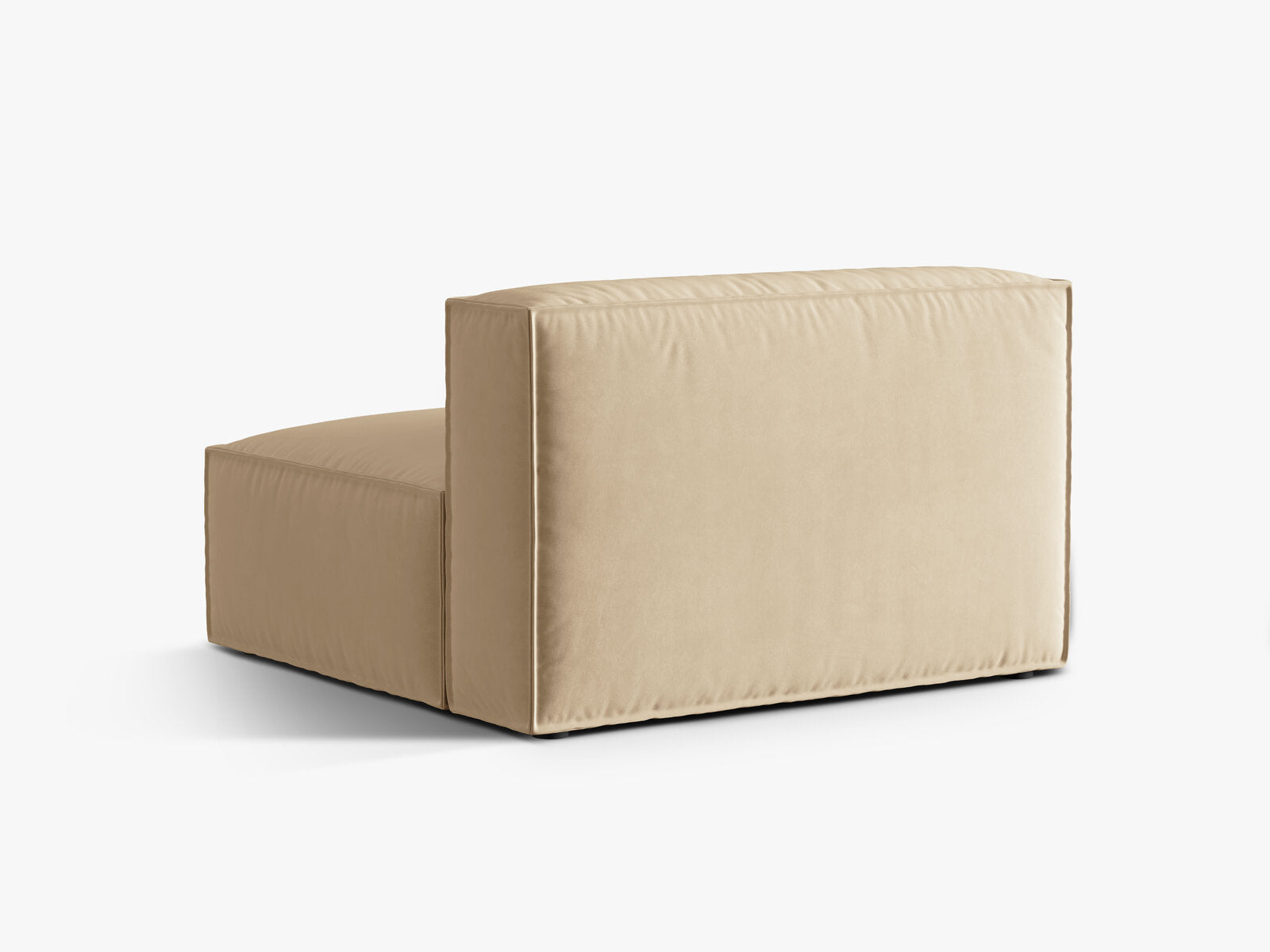 Micadoni Modul Nuria 2-Sitzer Samt Nude