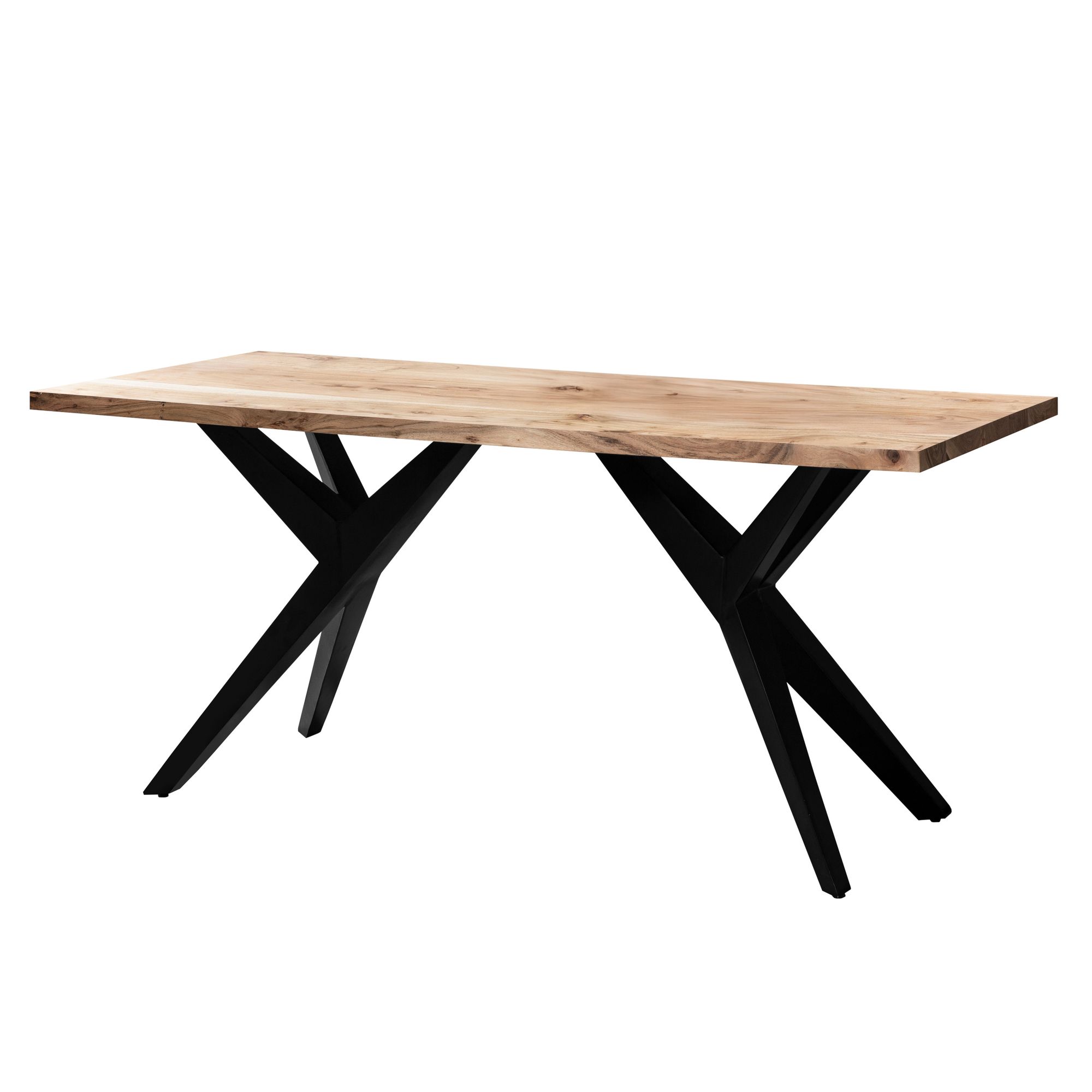 Esstisch Klinga Akazie Massivholz 200 × 100 × 76 cm