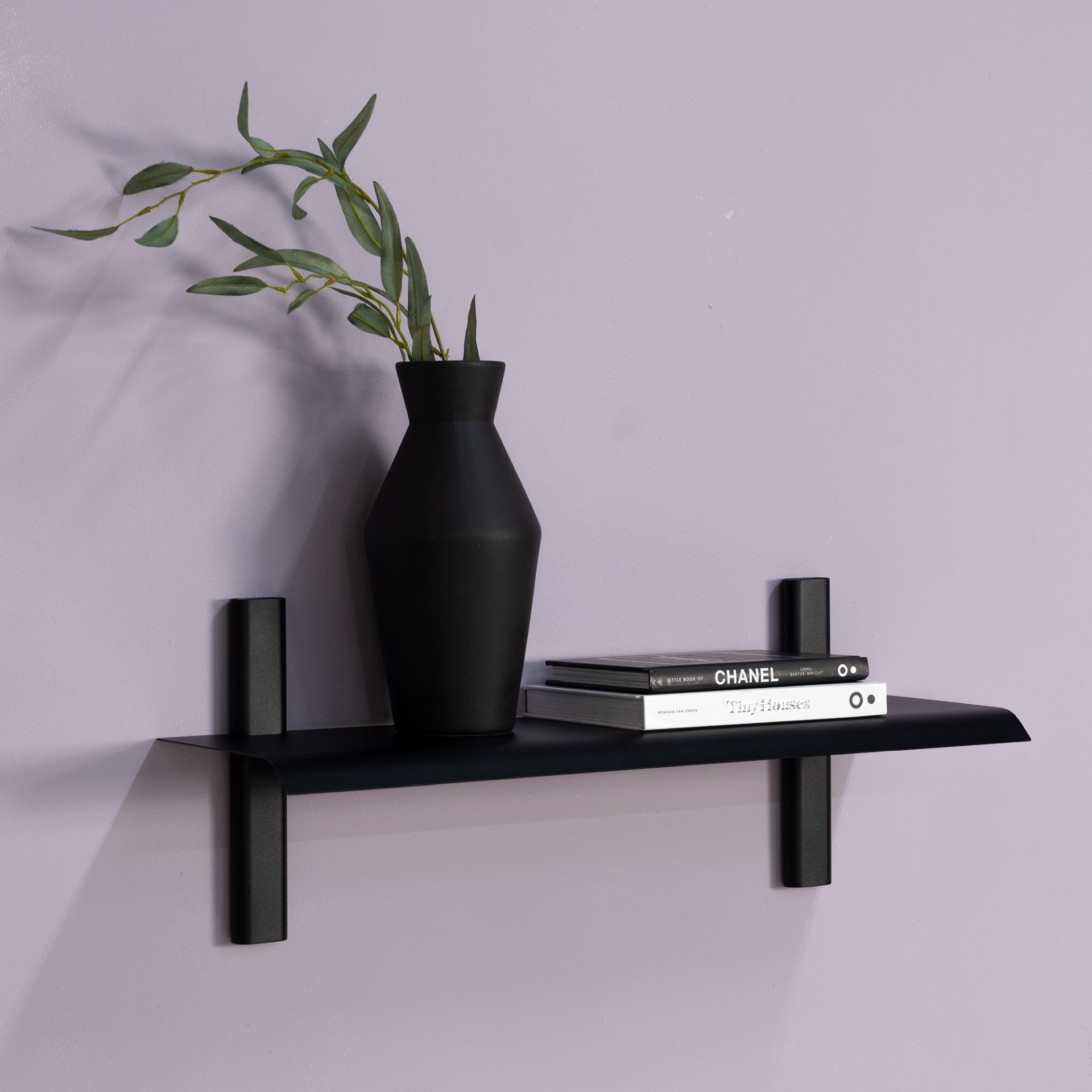 Spinder Design Wandregal Hola 2 Schwarz