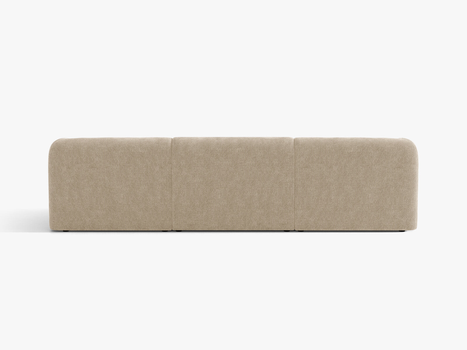 Micadoni Sofa Miley 3-Sitzer Chenille Eden Beige