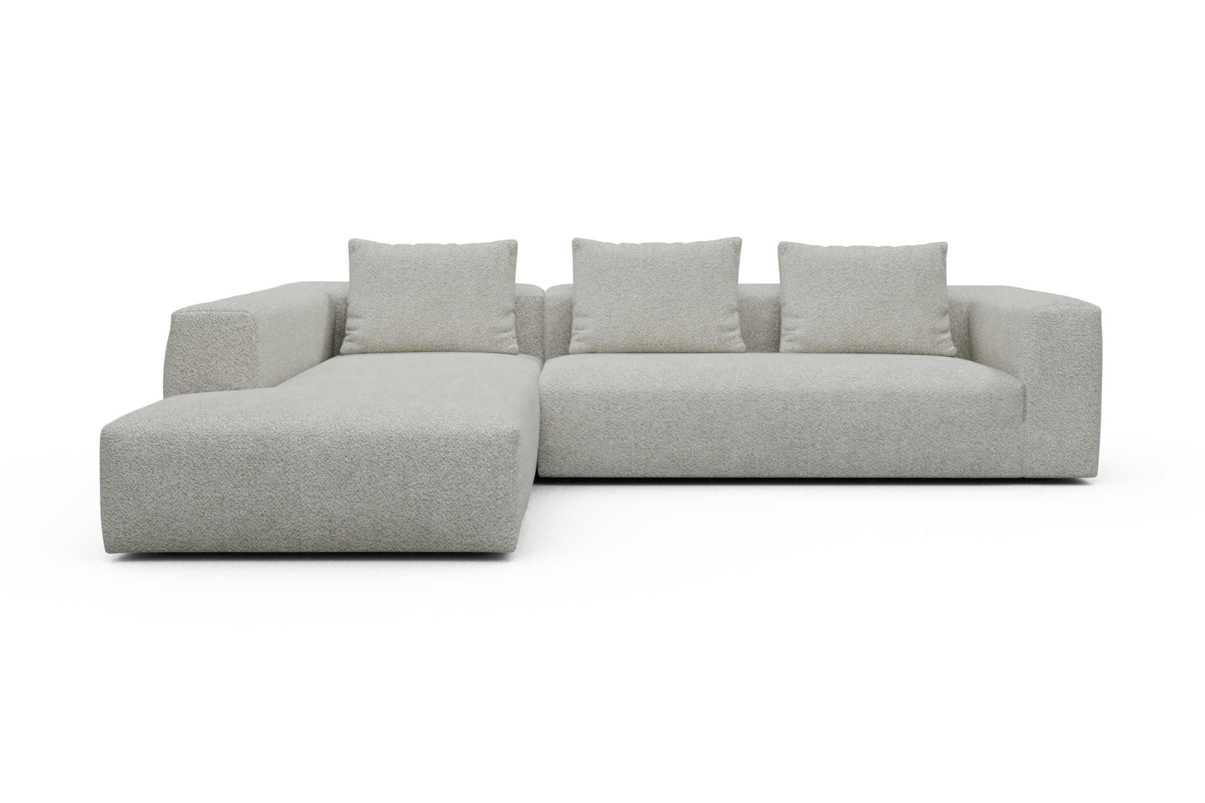 Skandi Home Ecksofa Fred Relax-Ecke links mit 2,5-Sitzer Vanora-Warm-Sand moebelfaktor