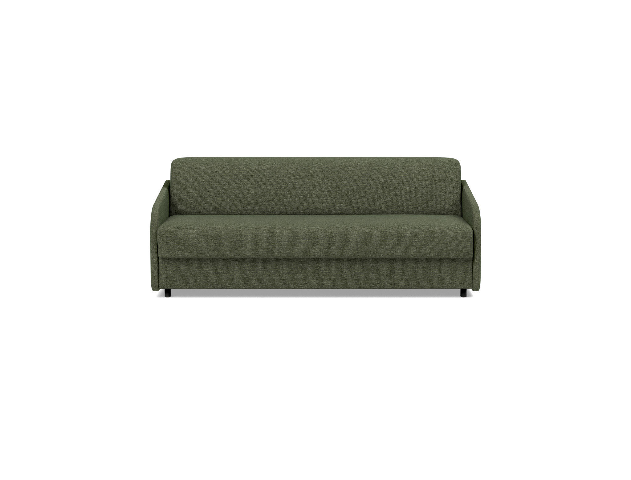 Schlafsofa Eivor mit Memory-Matratze 160 Strukturierter Stoff Taura 353-Forest