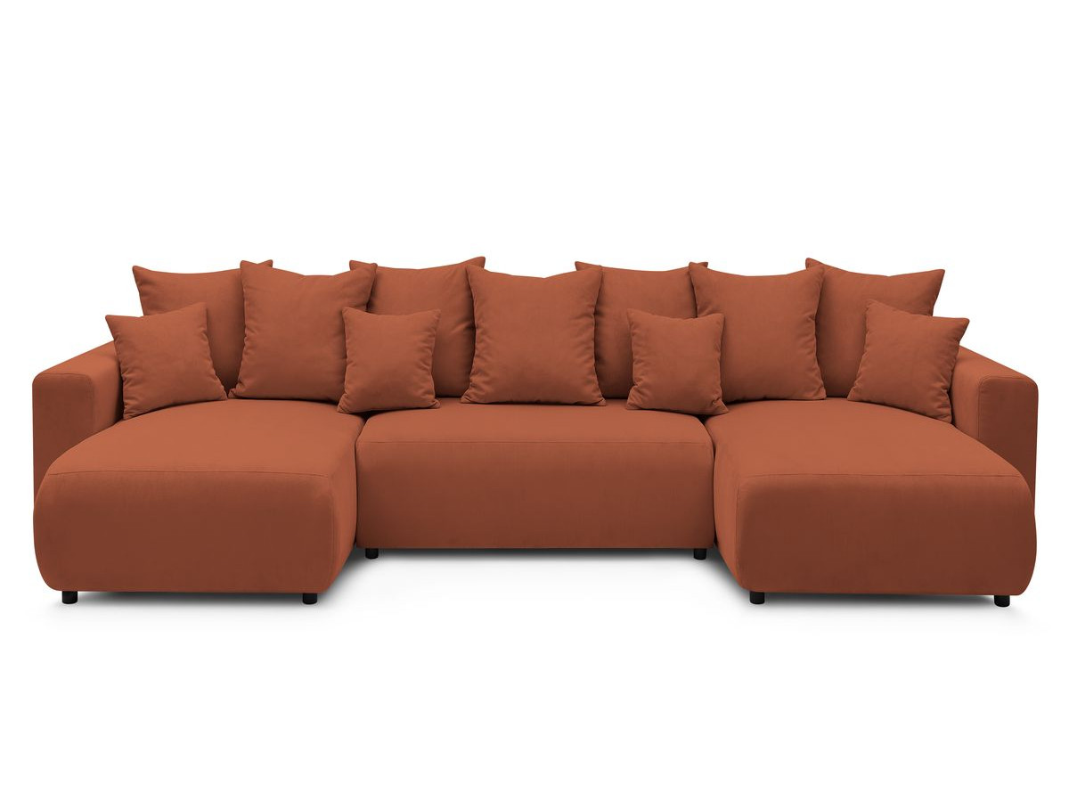 Bobochic Envy Wohnlandschaft Cordsamt Orange