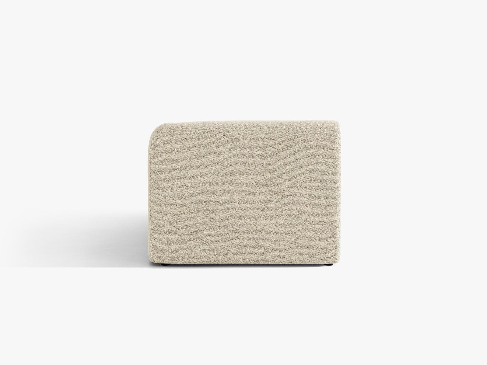 Micadoni Modul Miley 2-Sitzer Rechts Boucle Baloo Beige