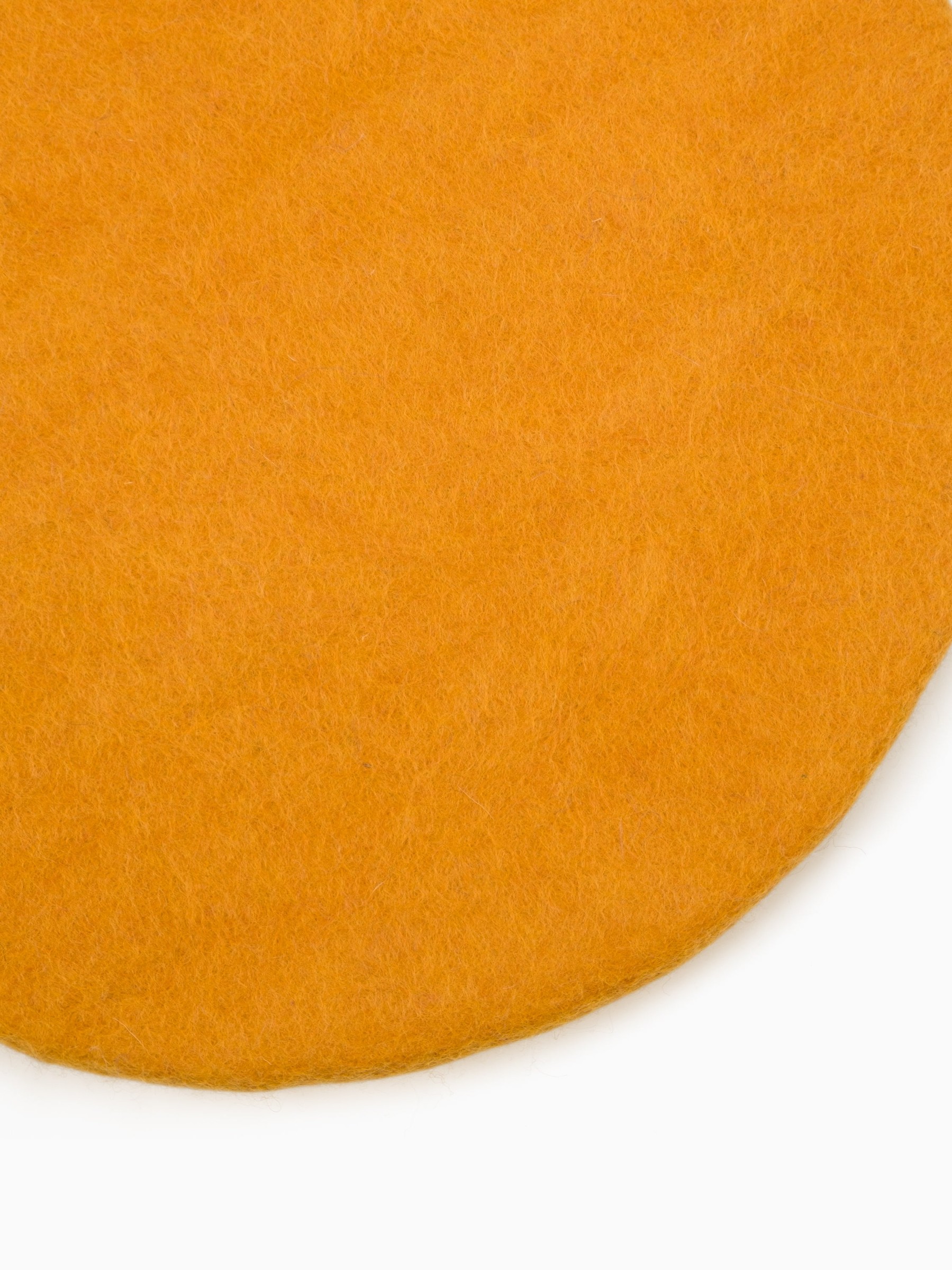 myfelt Risa Filz-Sitzauflage Ockergelb Ø 36 cm