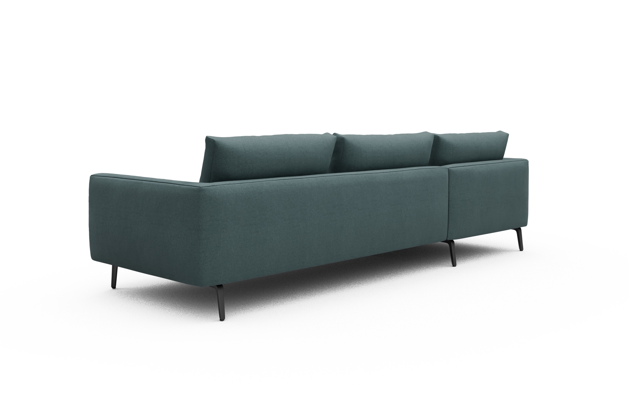 Ecksofa Karl Chaiselongue links mit 2,5-Sitzer Satya-Niagara
