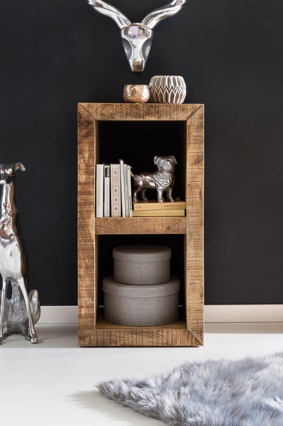 Standregal Samso Mango Massivholz