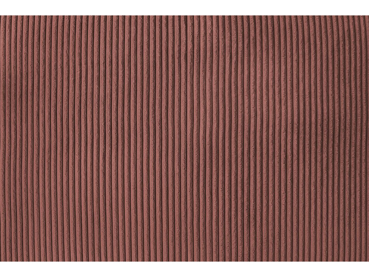 Bobochic Voltaire Ecksofa 322 × 268 cm Cordsamt Rosa Ecke links