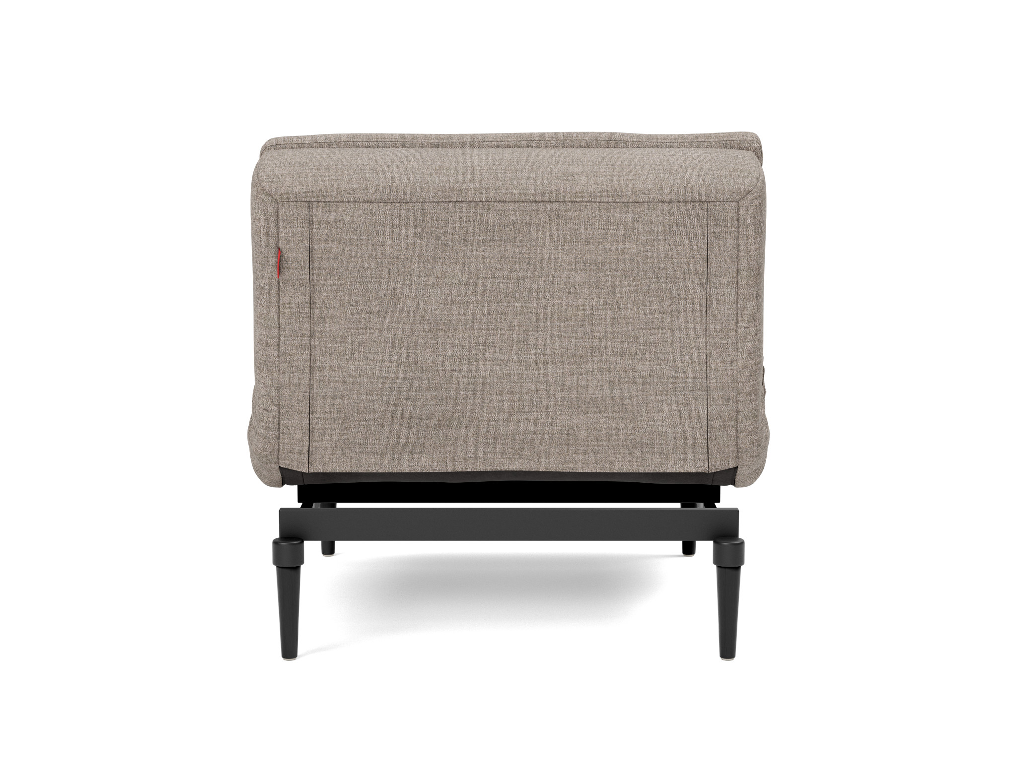 Sessel Dublexo Chenille Yuveno 472-Warm-Grey Beine Styletto Eiche schwarz