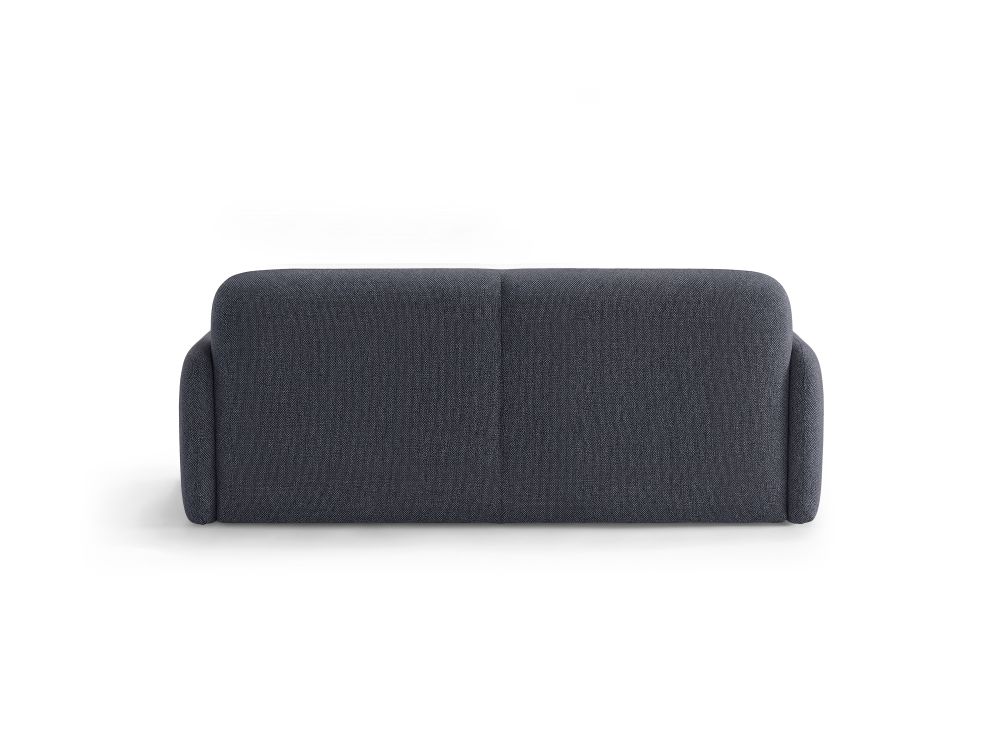 Cosmopolitan Design Sofa Malmo 3-Sitzer Strukturierter Stoff Scott Dunkelblau