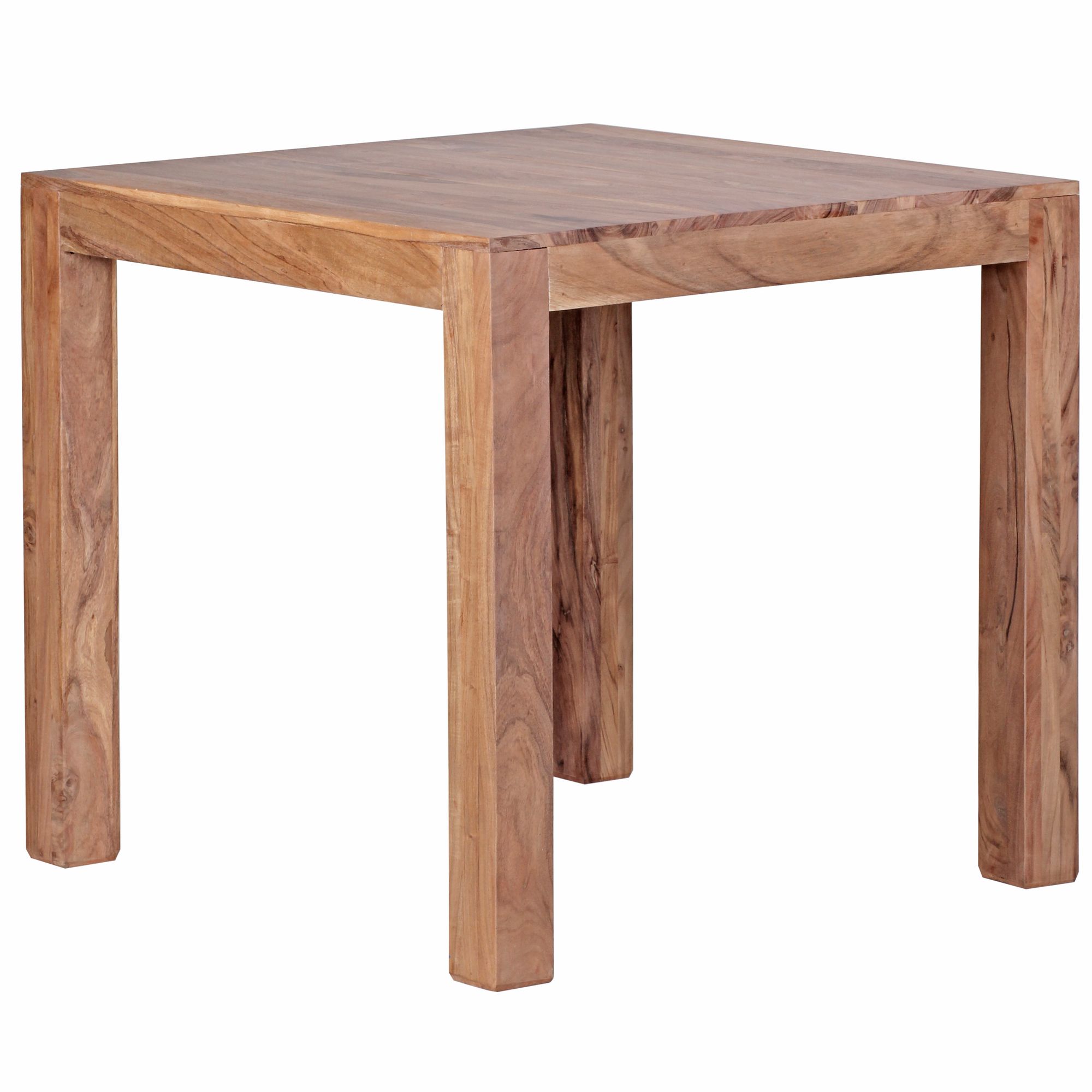 Esstisch Aalvik Akazie Massivholz 80 × 80 × 76 cm