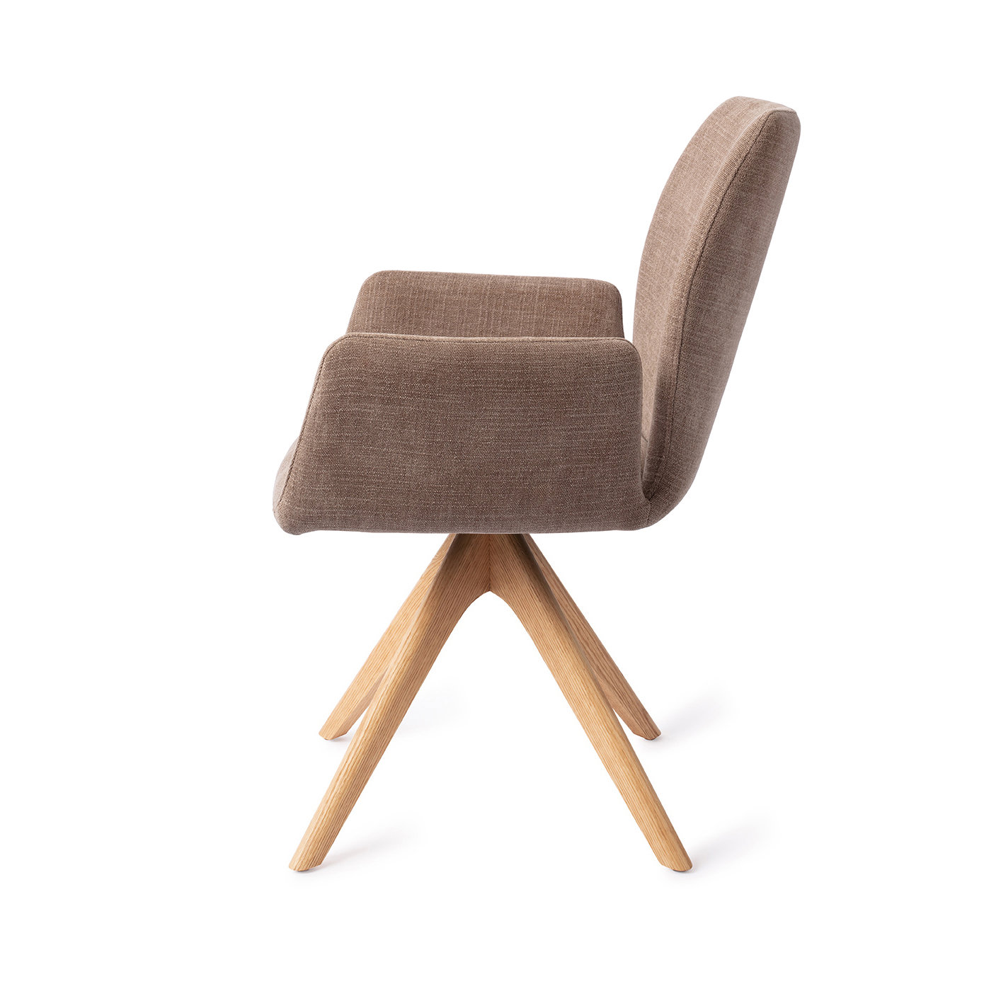 Jesper Home Esszimmerstuhl Misaki Mocha Mist Revolve Eiche Natur