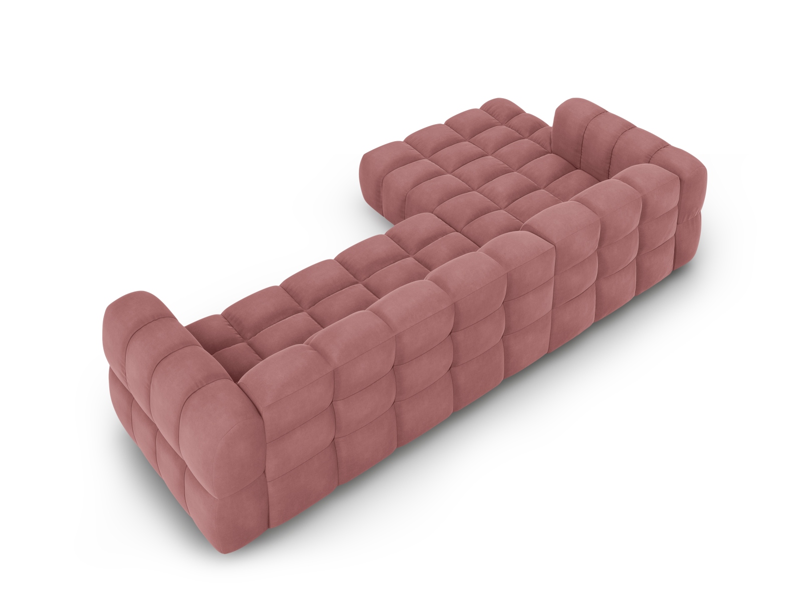 Cosmopolitan Design Ecksofa Sky 4-Sitzer große Version Samt Casino Flamingo Links