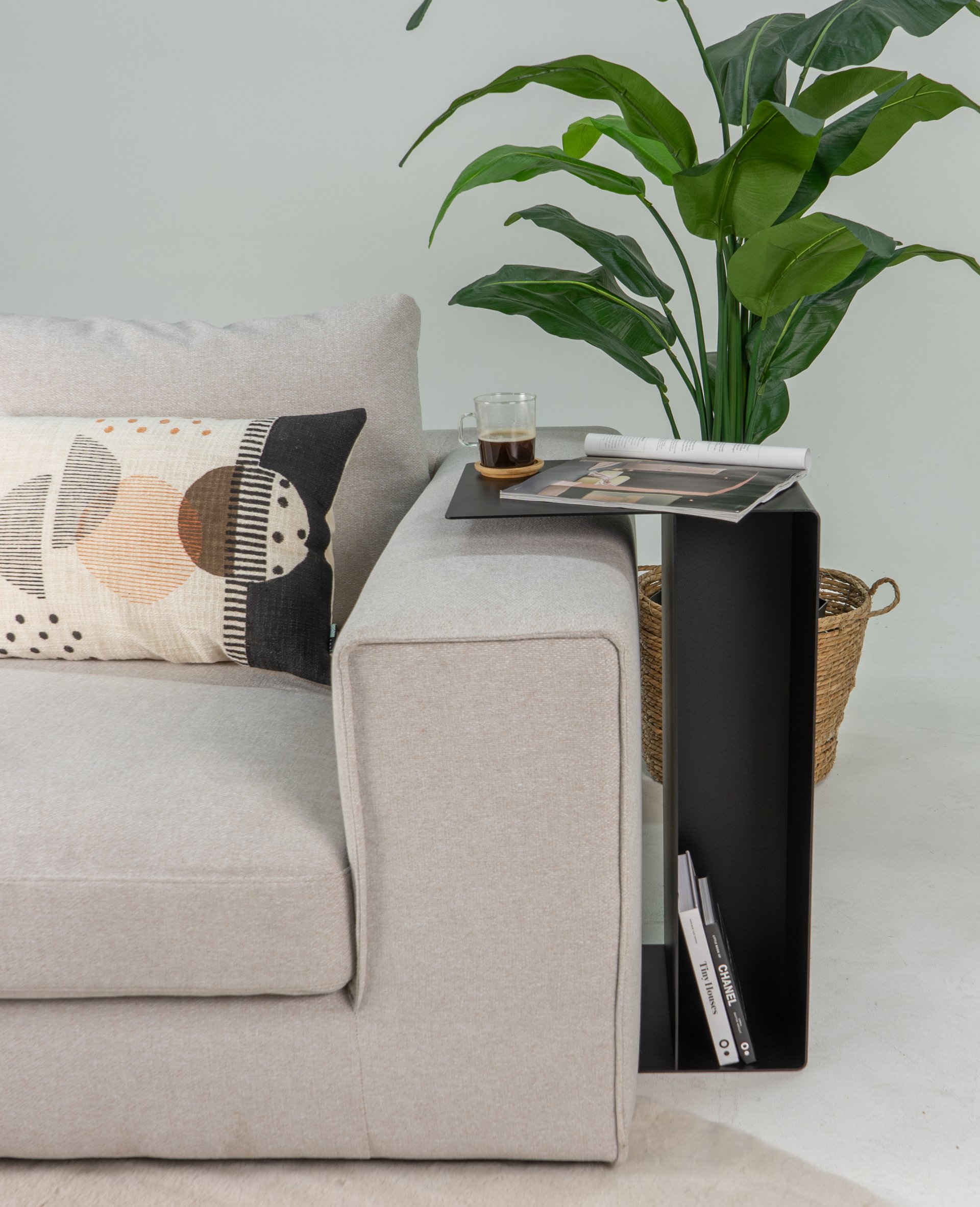 Spinder Design Beistelltisch Slide High Schwarz