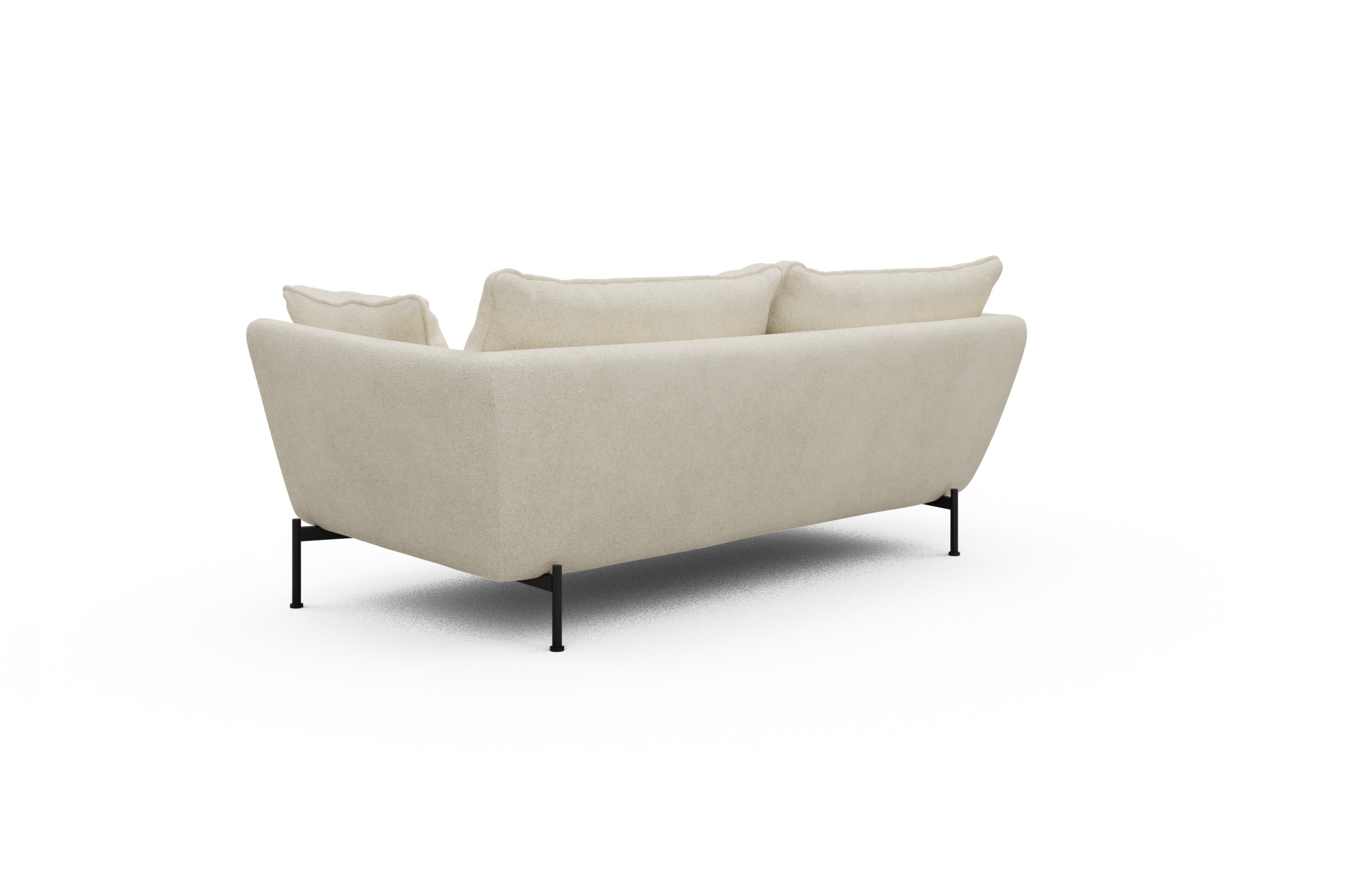 Sofa Anton PREMIUM 2-Sitzer Boucle-Off-White
