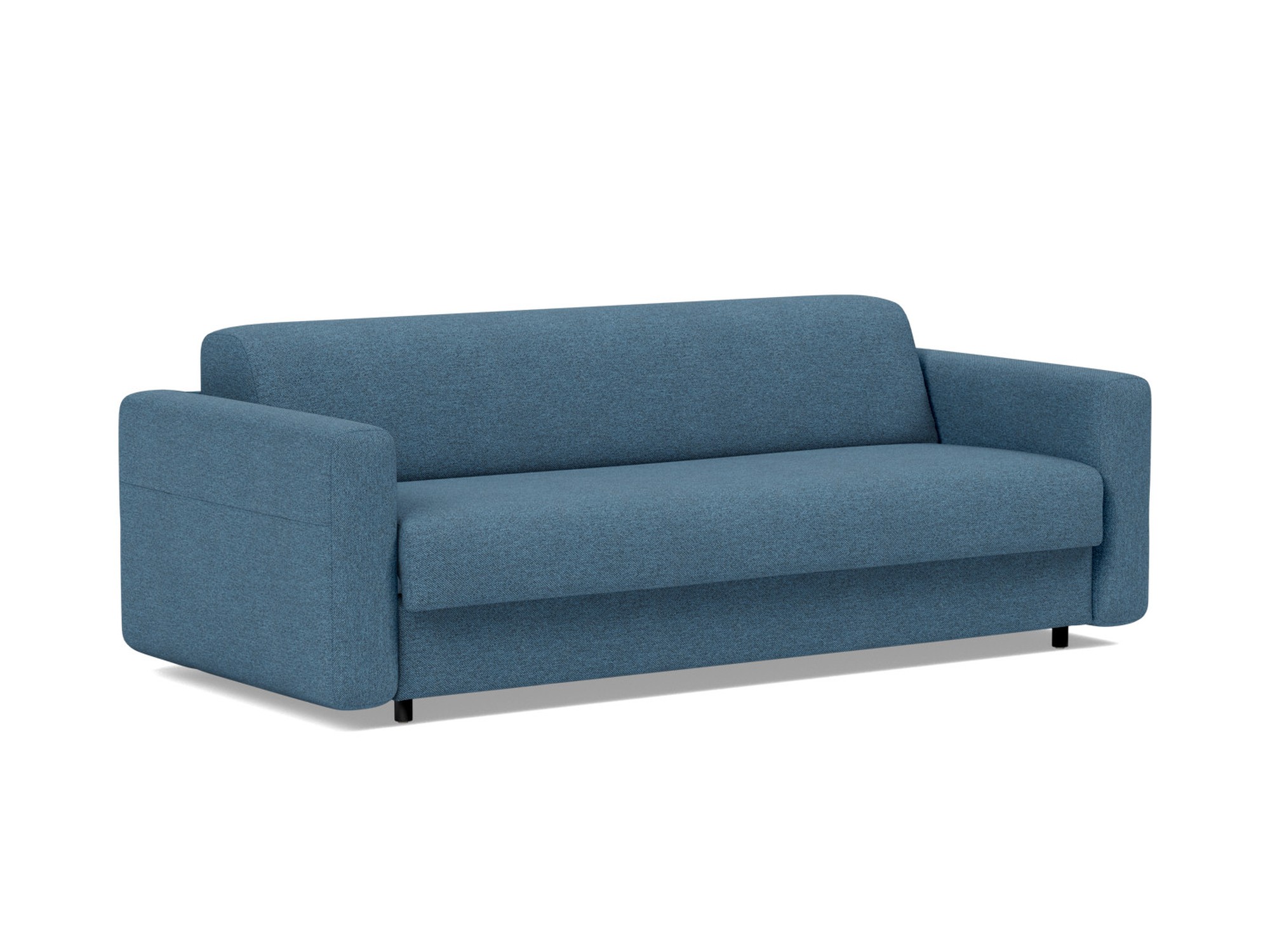 Schlafsofa Killian mit Memory-Matratze 160 Strukturierter Stoff Weda 302-Weda-Blue