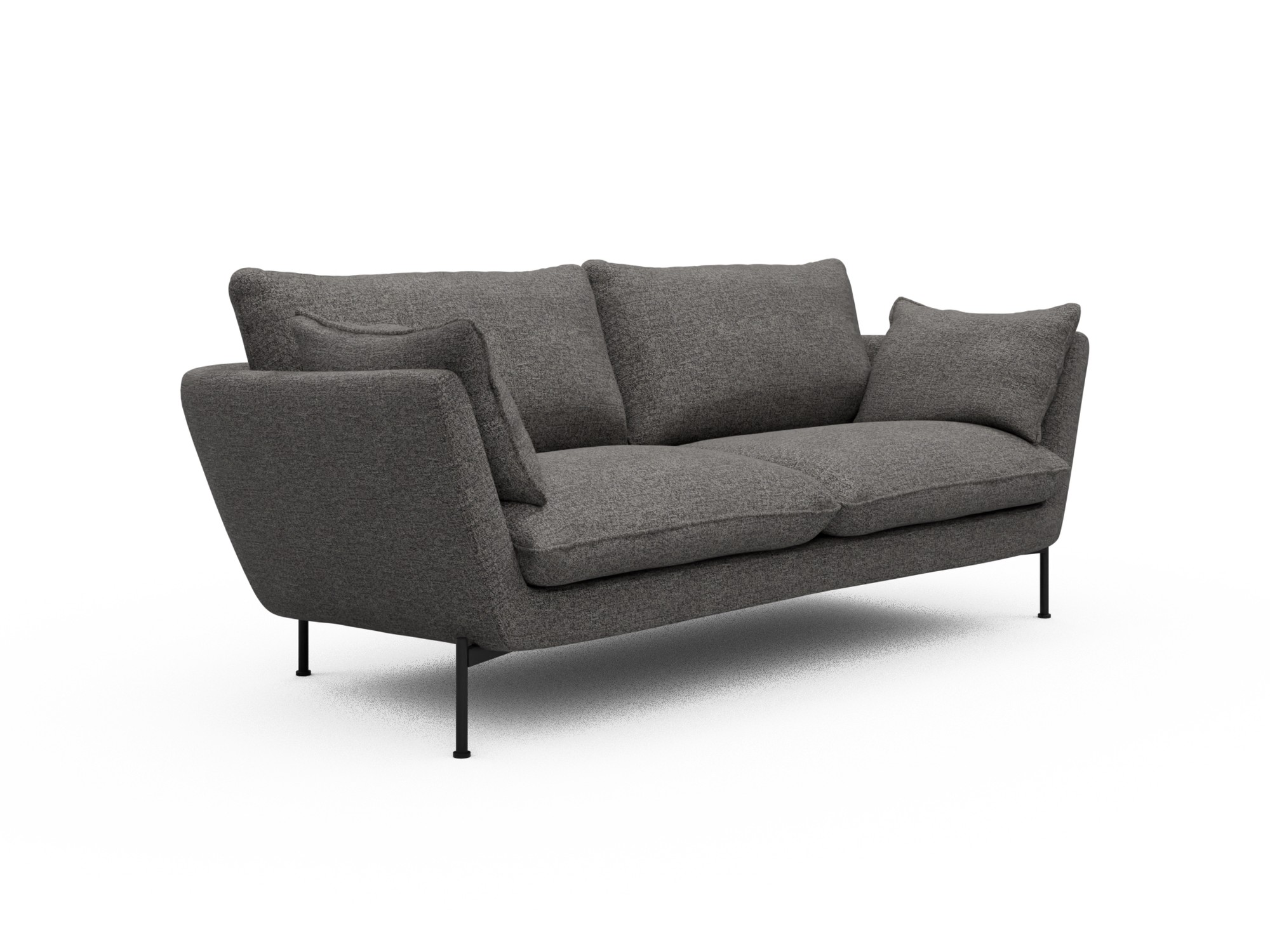Skandi Home Sofa Anton 2-Sitzer Carreno-Salt-and-Pepper moebelfaktor