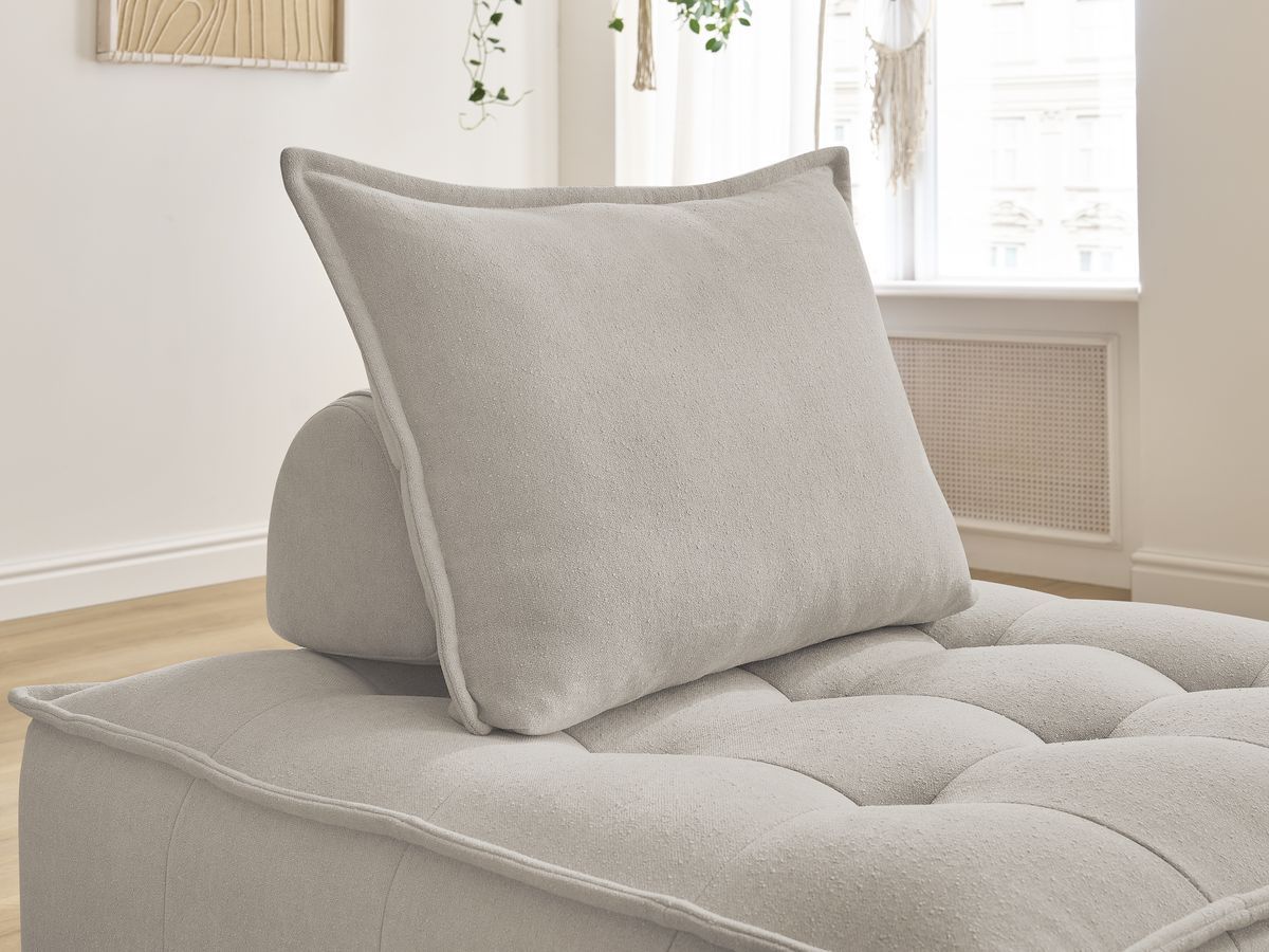 Bobochic Elisa Sofamodul 1-Sitzer Strukturstoff Beige