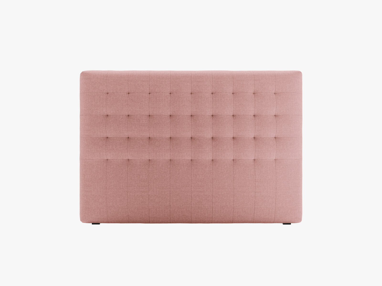 Micadoni Nova Samtiger Kopfteil 120 cm (H 95 cm) Strukturierter Stoff Liberty Rosa 140x95