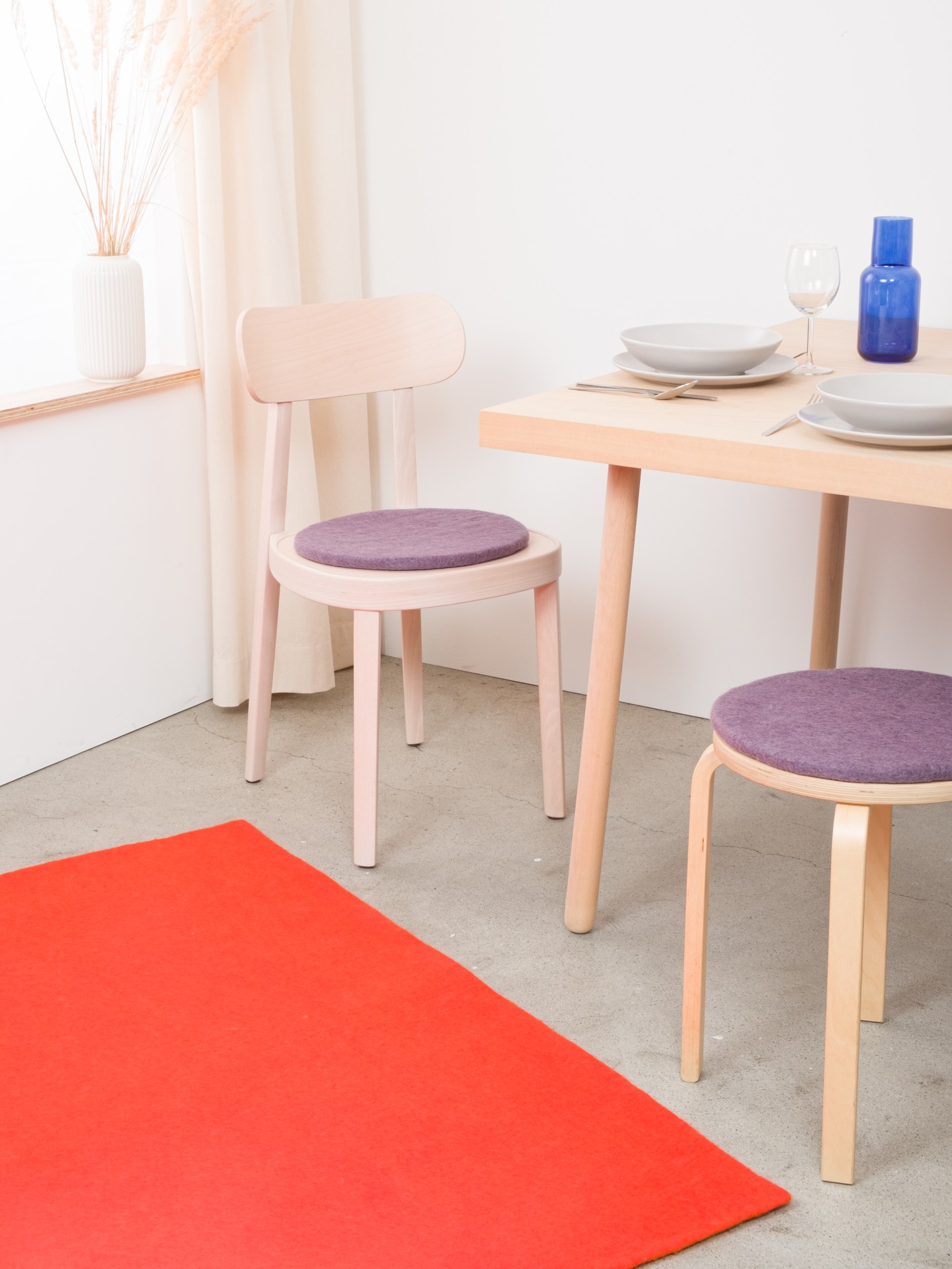 myfelt Frida - Flache Sitzauflage rund