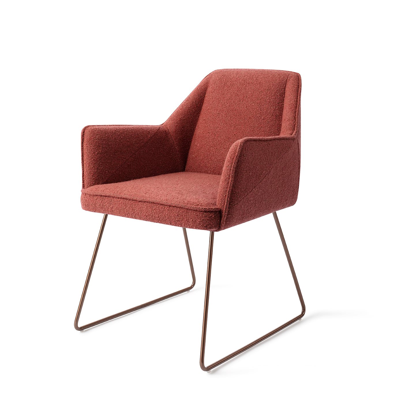 Jesper Home Esszimmerstuhl Tome Shabby-Saffron Slide Rosa