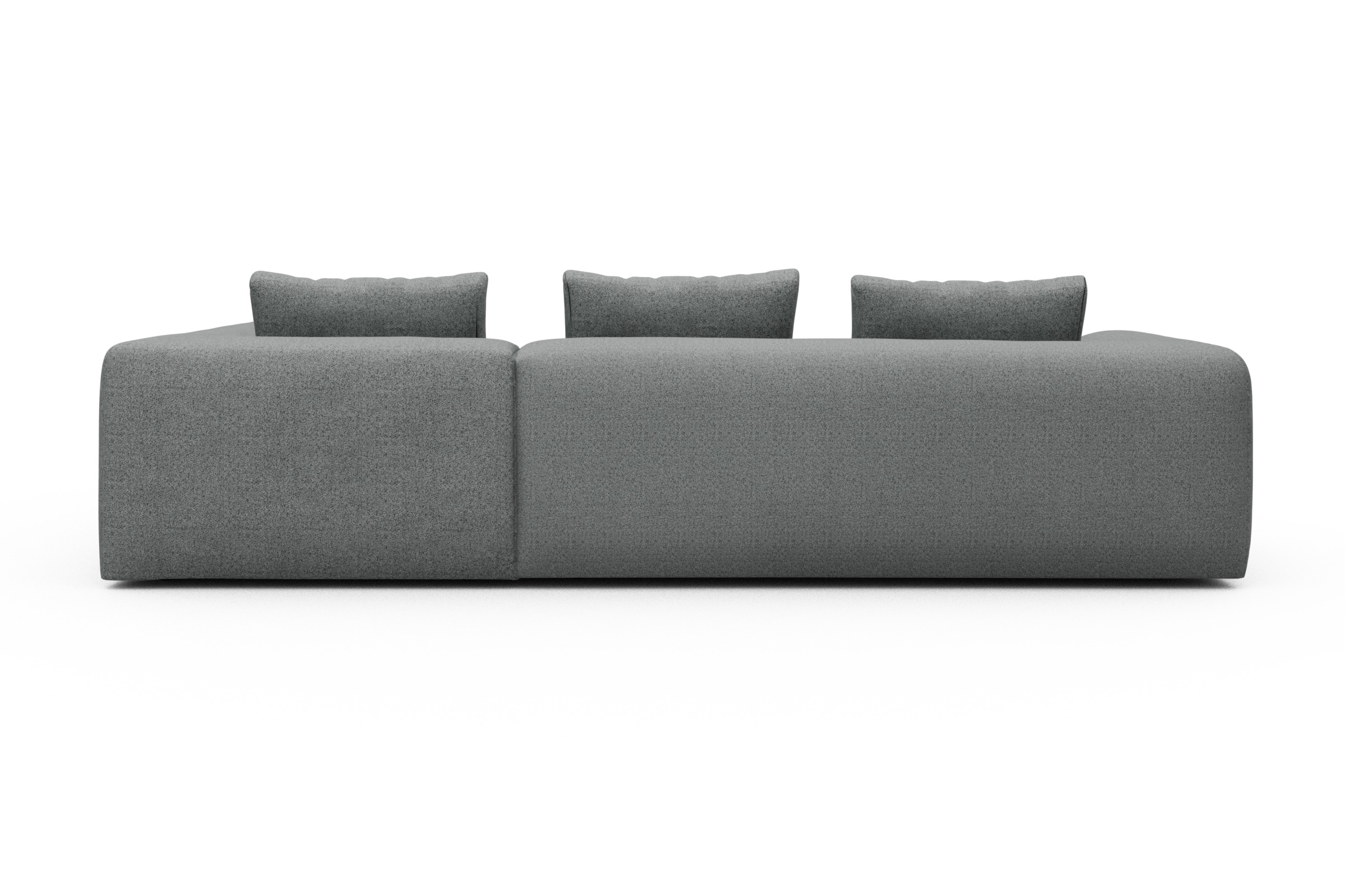 Ecksofa Fred Relax-Ecke rechts mit 2,5-Sitzer Aivi-Gravet-Grey