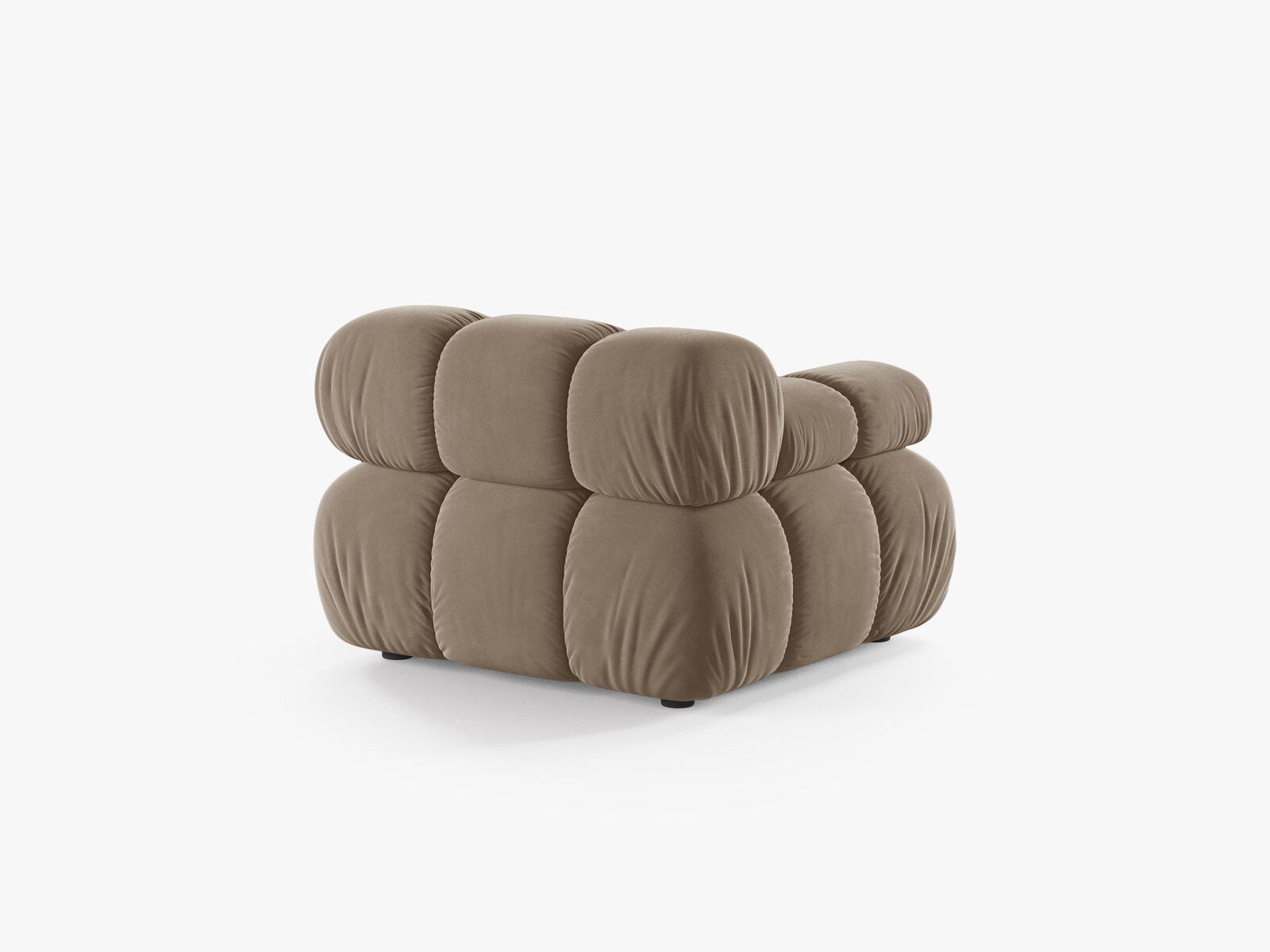 Micadoni Eckmodul Bellis Samt Bluvel Cappuccino Links
