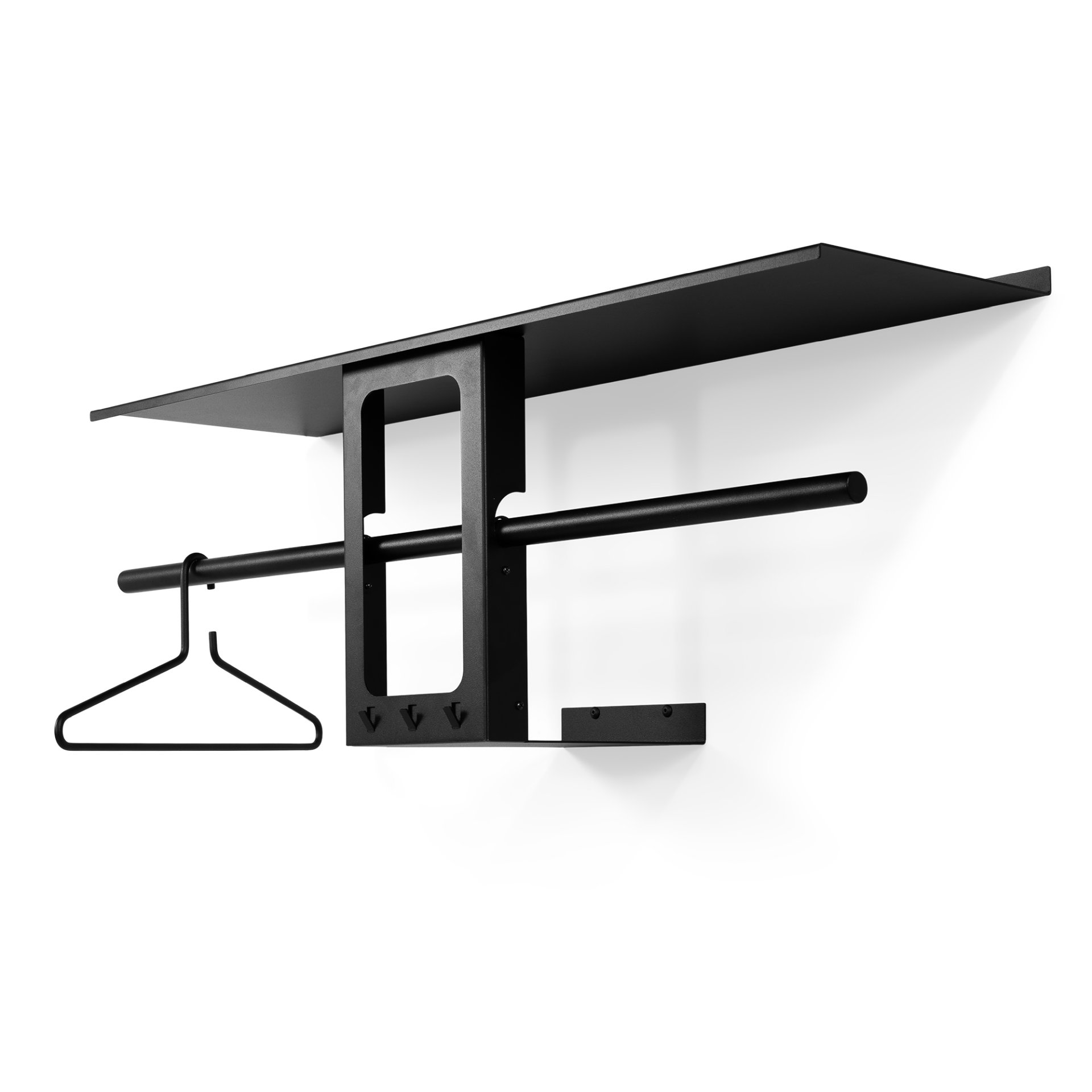 Spinder Design Wandgarderobe Luno Small 100 Schwarz