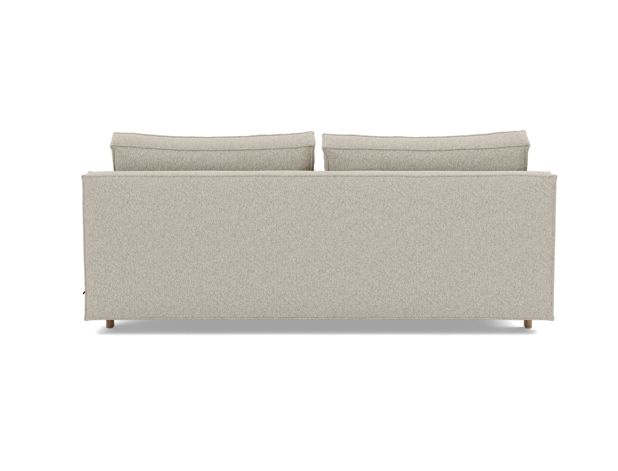 Schlafsofa Sly Boucle Skandi 539-Beige Beine Eiche