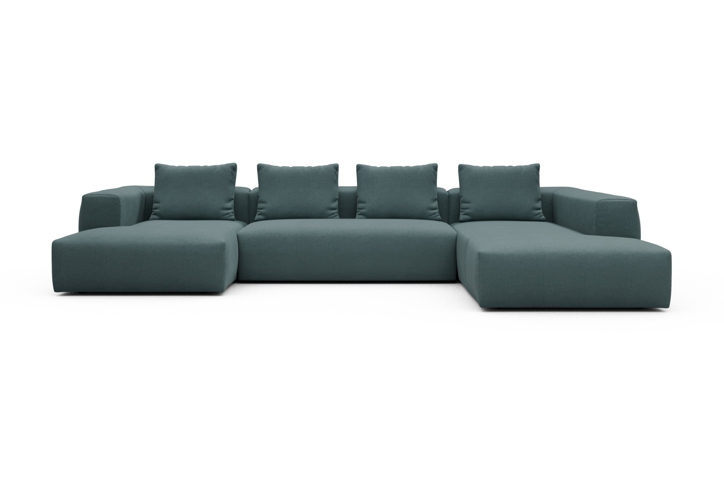 Skandi Home Wohnlandschaft Fred Relax-Ecke rechts mit 2-Sitzer und Chaiselongue links Satya-Niagara moebelfaktor