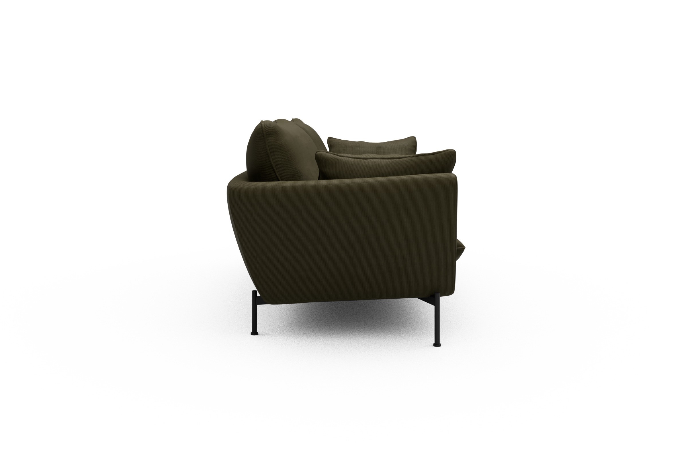 Sofa Anton 3-Sitzer Cordufine-Pine-Green