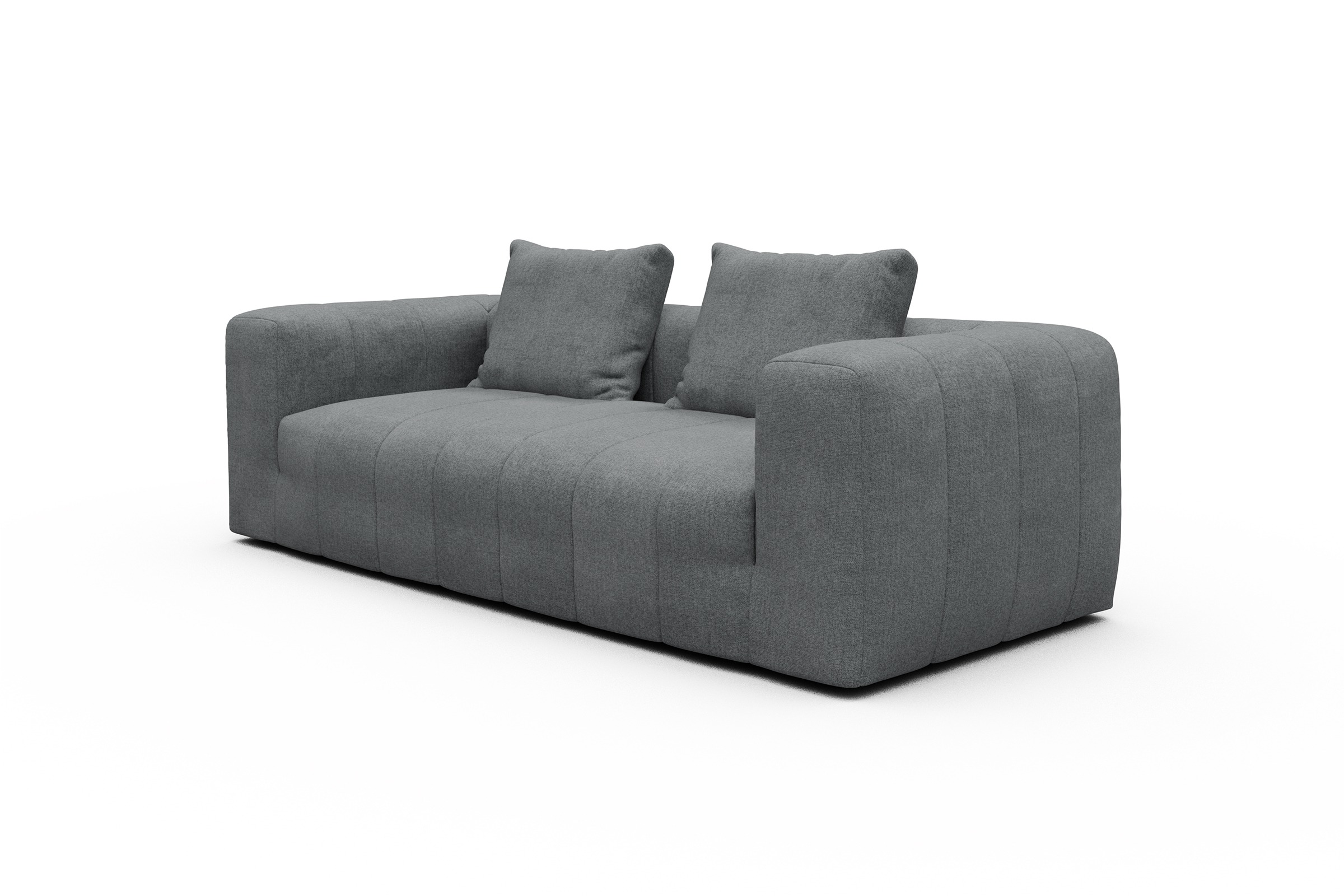 Sofa Hugo 3-Sitzer Casone-Gravel-Grey