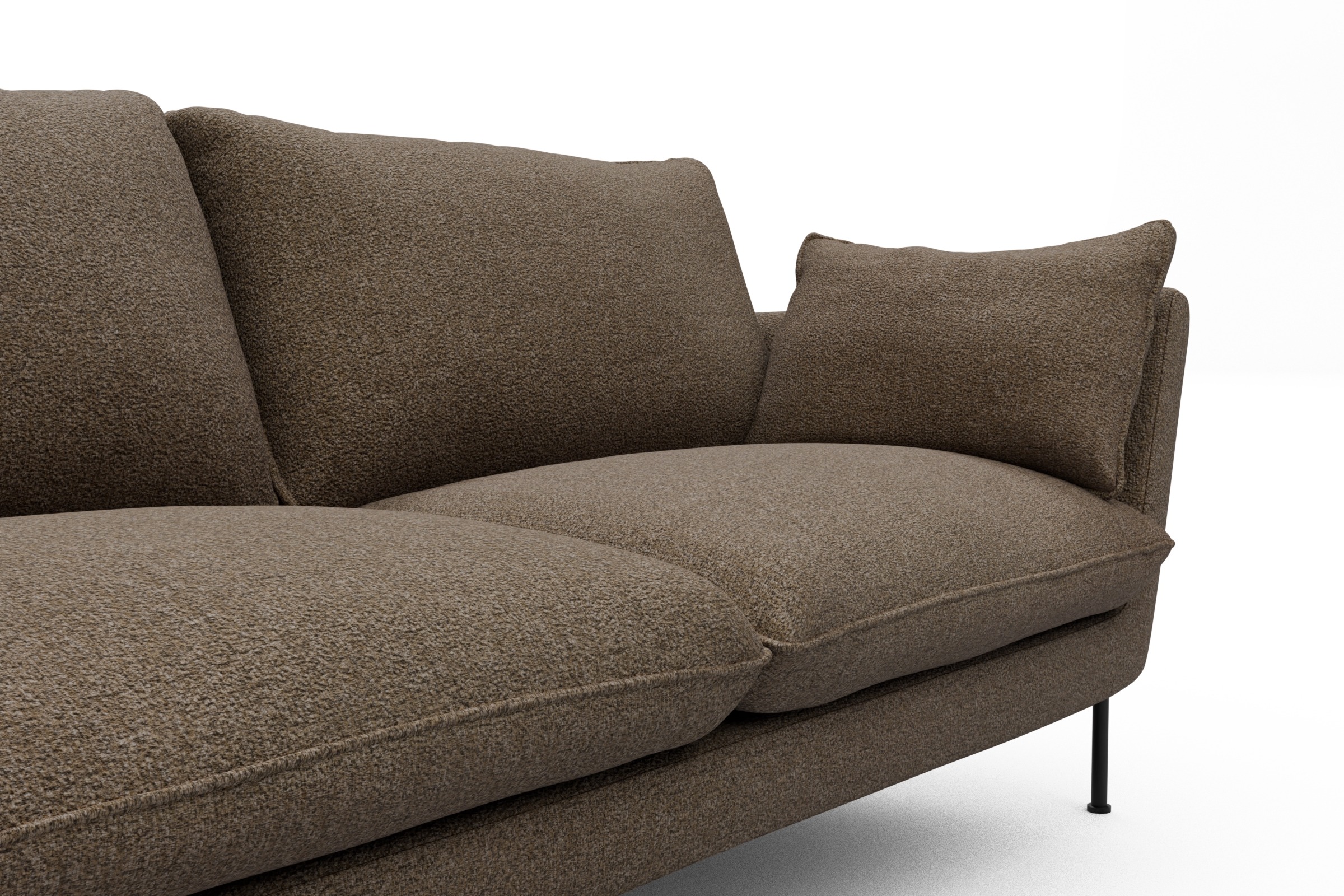 Sofa Anton 2-Sitzer Aivi-Khaki-Brown