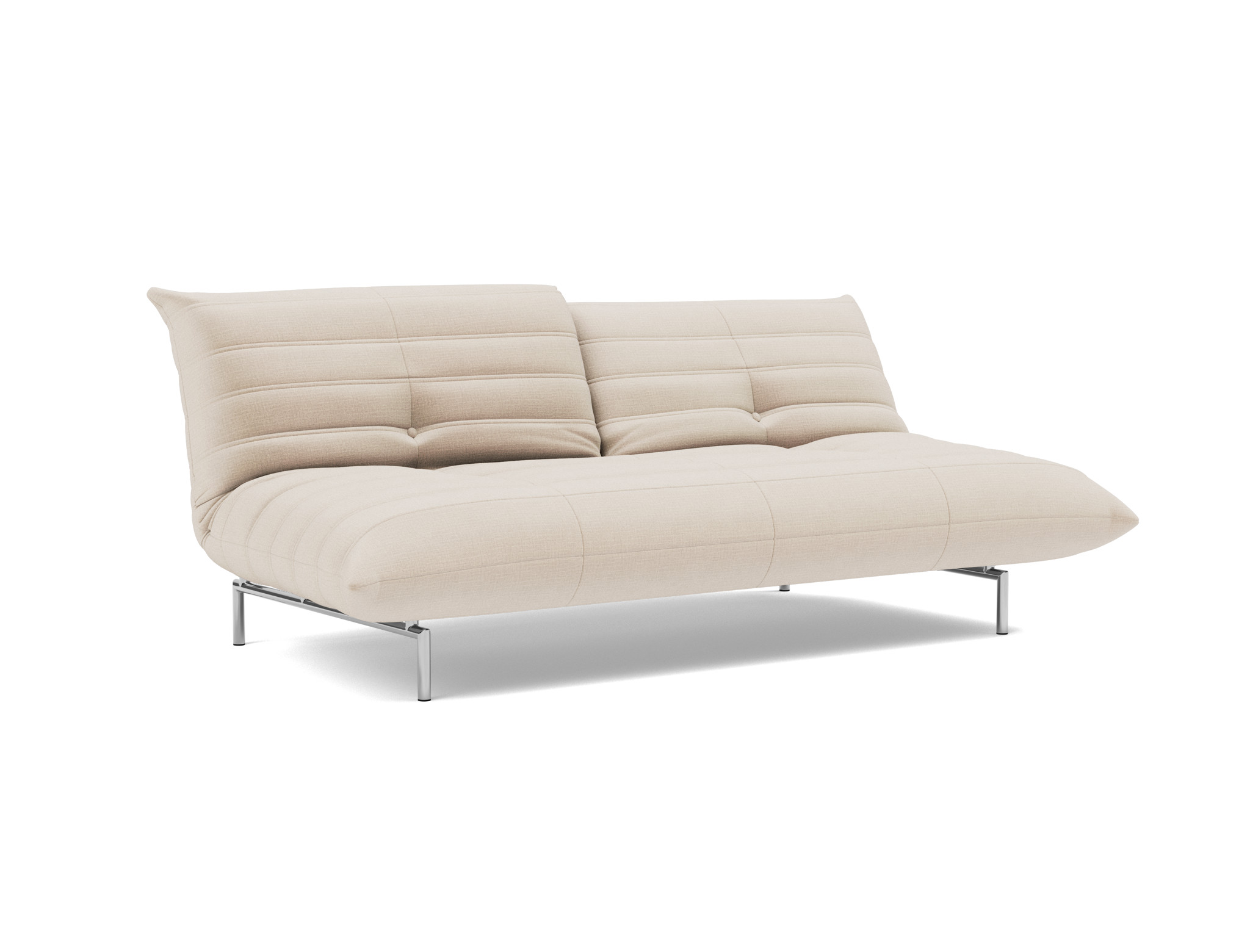 Schlafsofa Mikunjo Chenille Esina 410-Almond-Beige